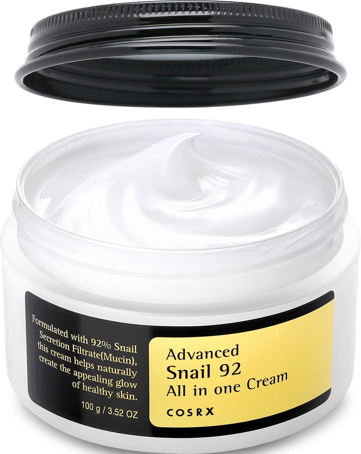 COSRX Advanced Snail 92 All In One Cream - Hydrating & Repairing Facial Moisturiser | 100g