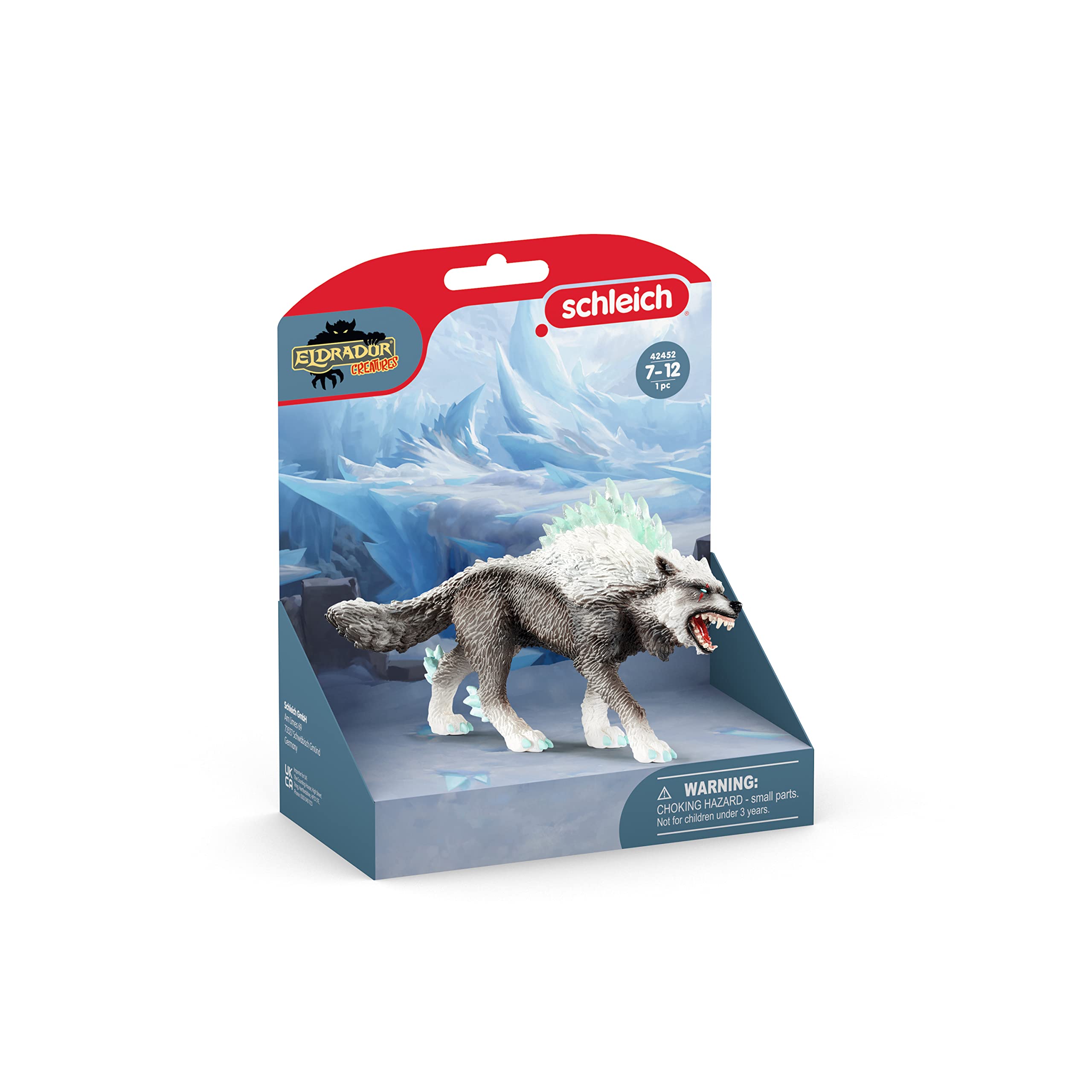 Schleich Eldrador Snow Wolf - 42452 Action Figure for Kids 3+ 10