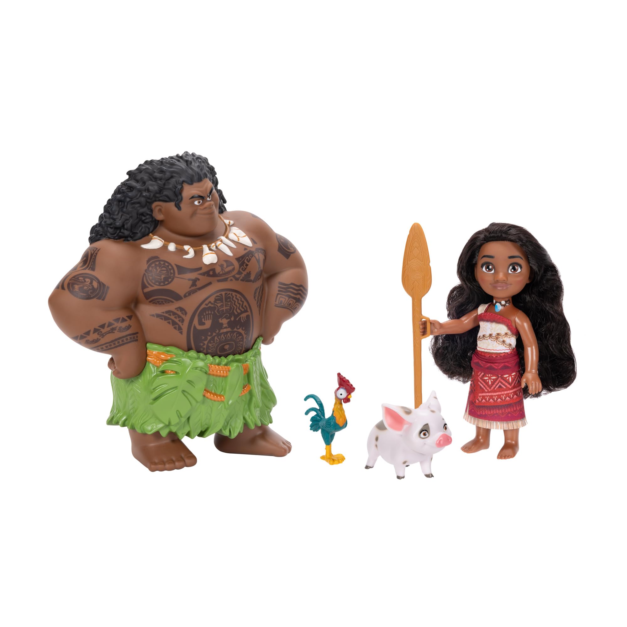 Jakks Pacific Disney Moana 2 Moana & Maui Voyager Petite Dolls Gift Set | 6 Inch Figures | Ages 3+
