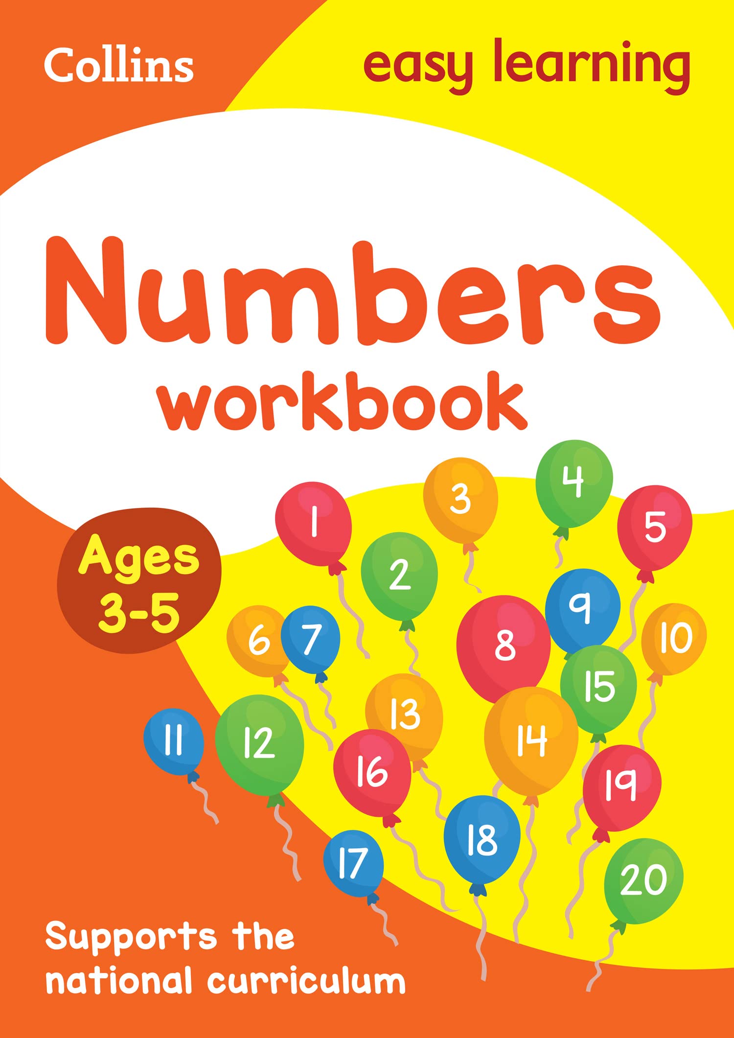Collins Numbers Workbook Ages 3-5: Easy Home Learning for Preschool Maths (Revised ed.)