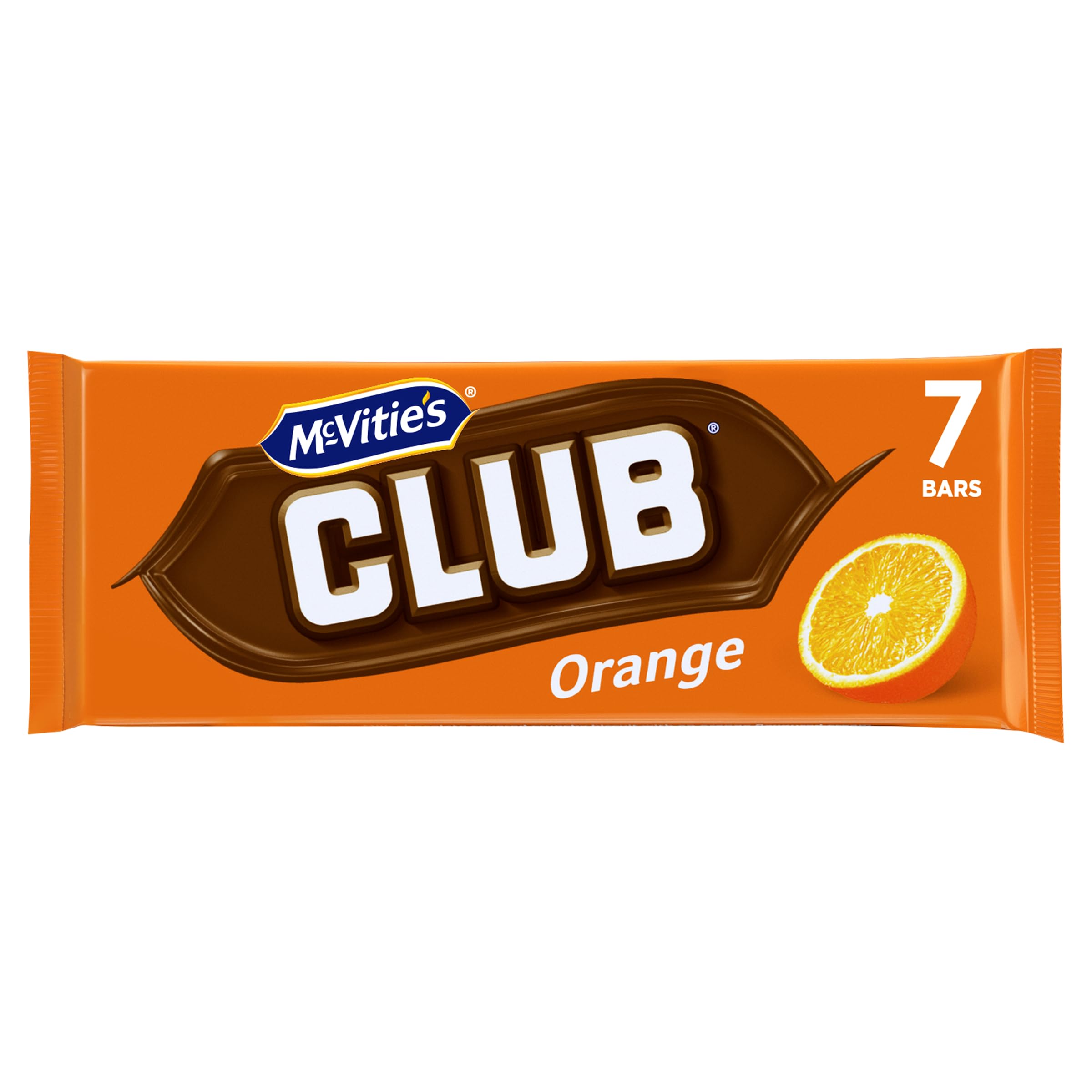 McVitie's Club Orange Biscuit Bars - Zesty Orange Flavour, 22g (Pack of 60) 3
