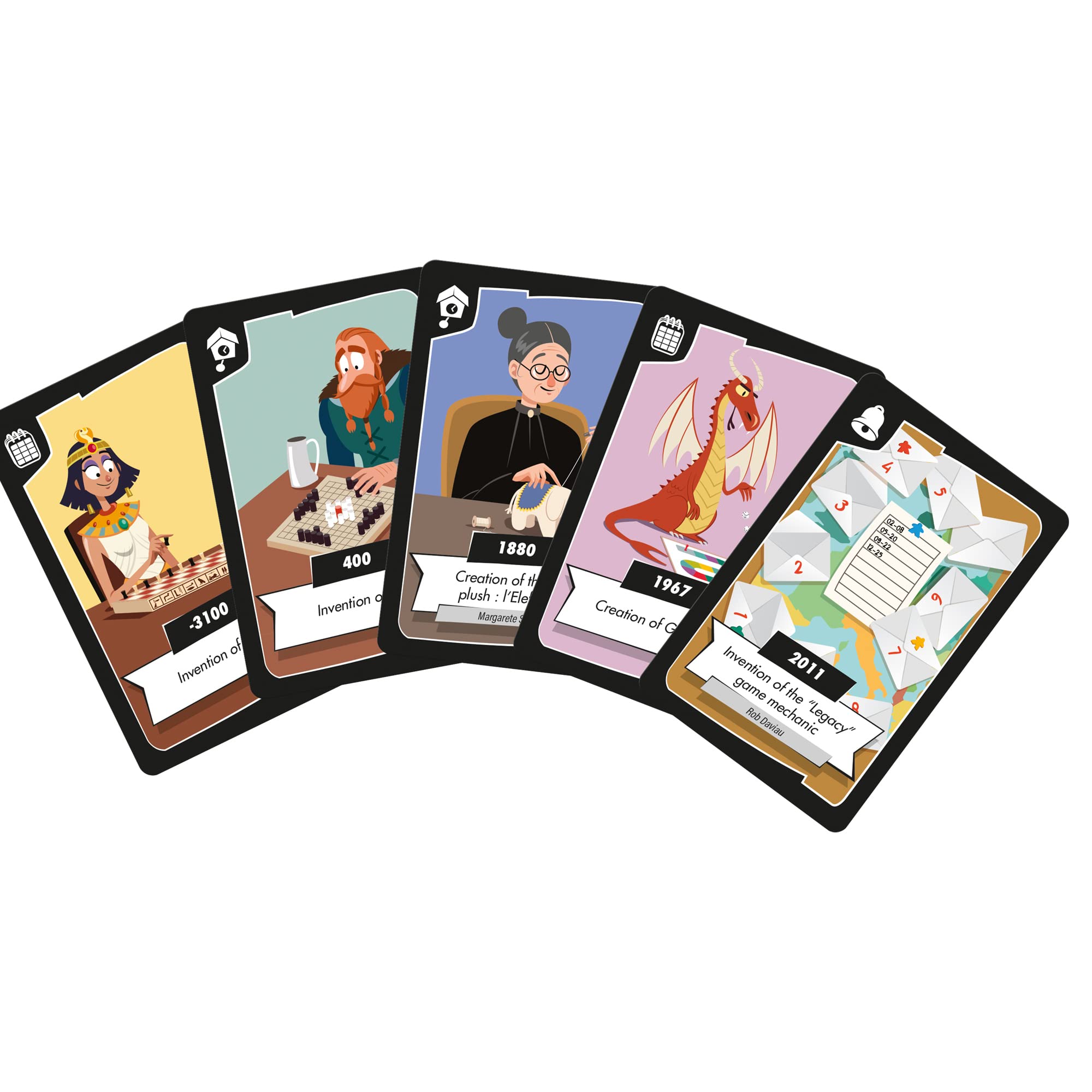 Zygomatic Timeline Twist: Pop Culture Card Game for 2-6 Players