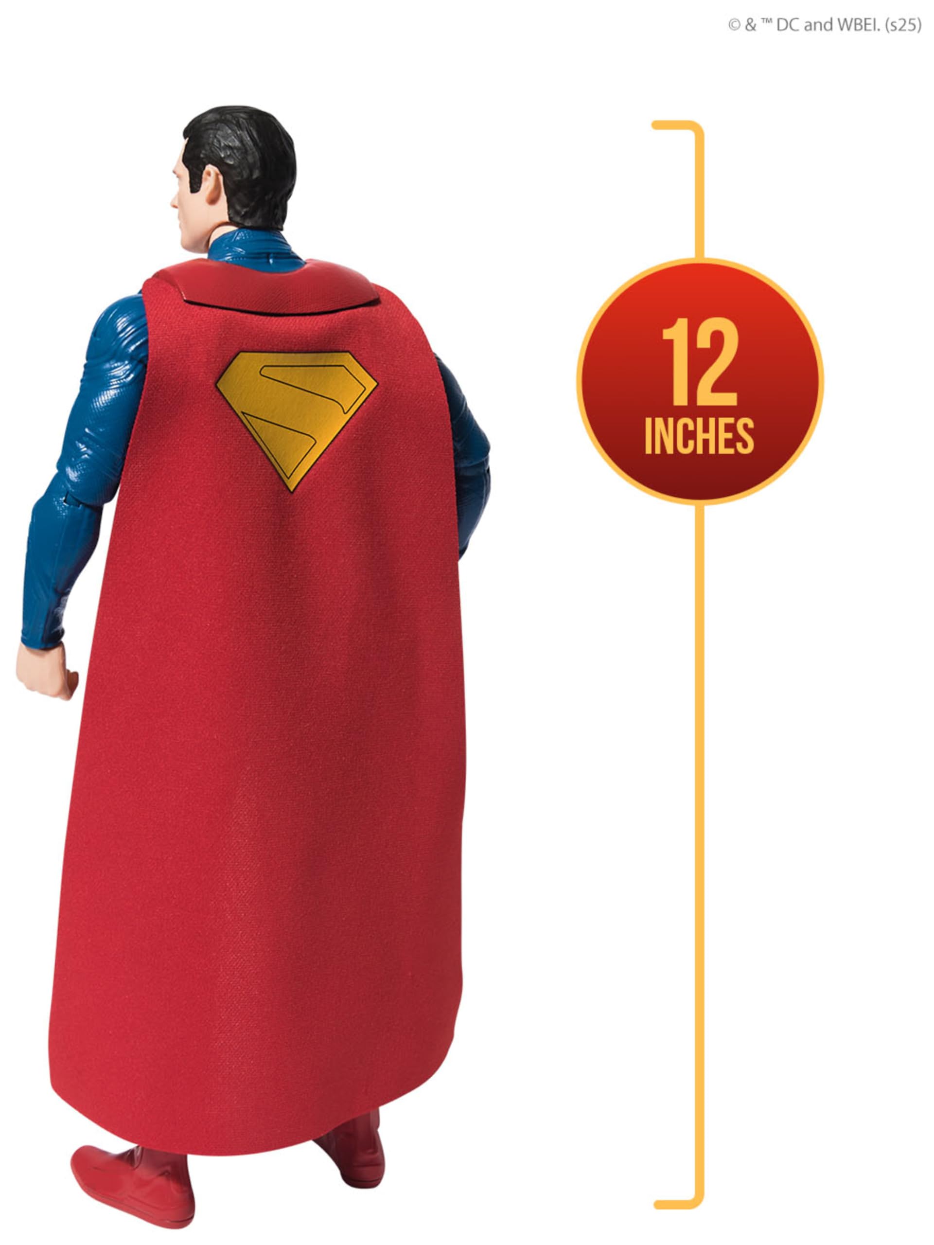 DC Comics Superman 30-cm Action Figure - 11-Point Articulation for Kids Ages 4+
