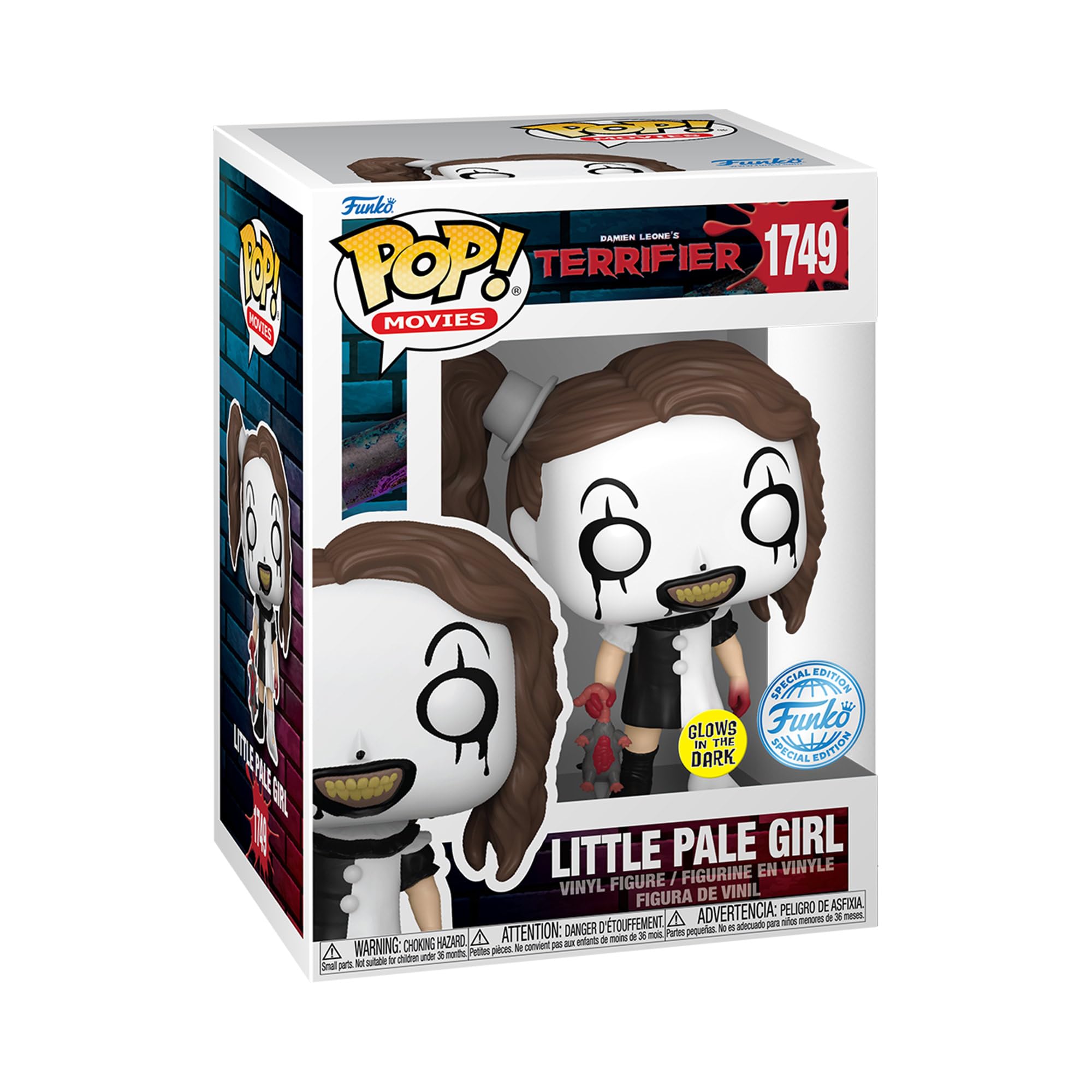 Funko Pop! Movies: Terrifier - Little Pale Girl Glow in the Dark Vinyl Figure