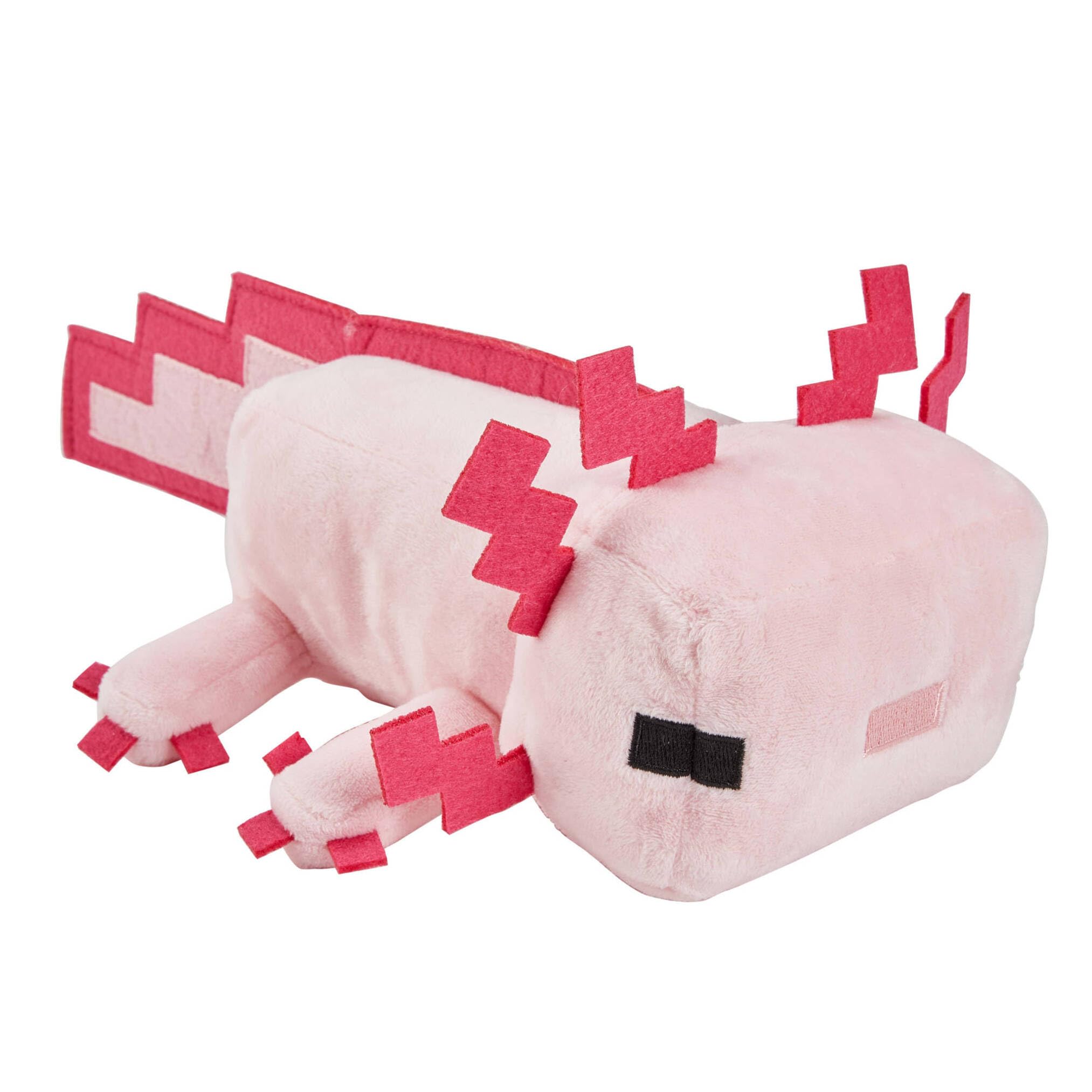 Minecraft Axolotl Plush - 8-Inch Soft Doll for Kids & Collectors