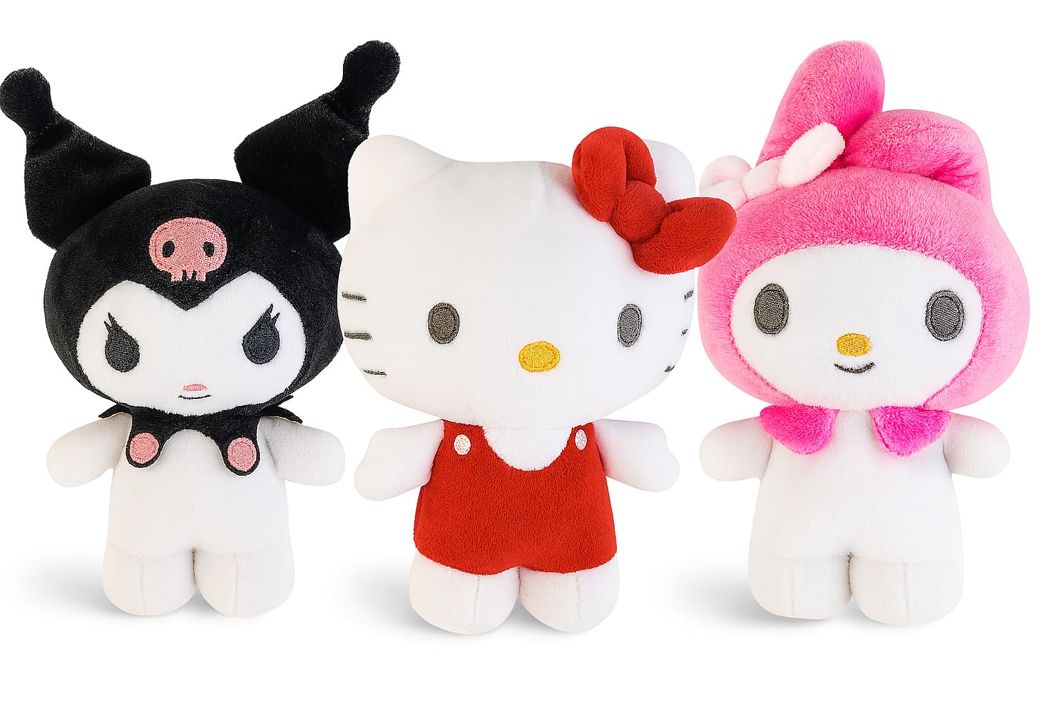Hello Kitty 3 Pack Plush - 16cm Standing Sanrio Characters for Kids & Collectors 7