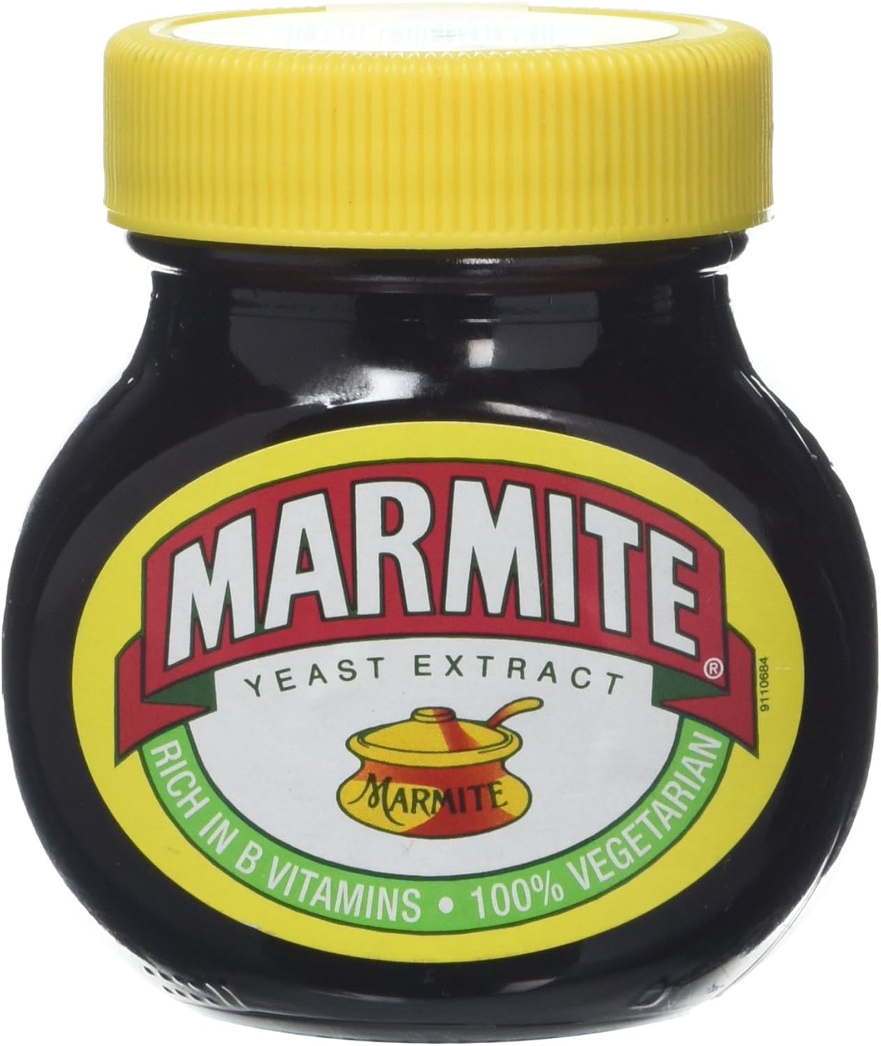 Marmite Classic Yeast Extract Vegan Breakfast Spread 125g - Rich in B Vitamins, No Added Sugar