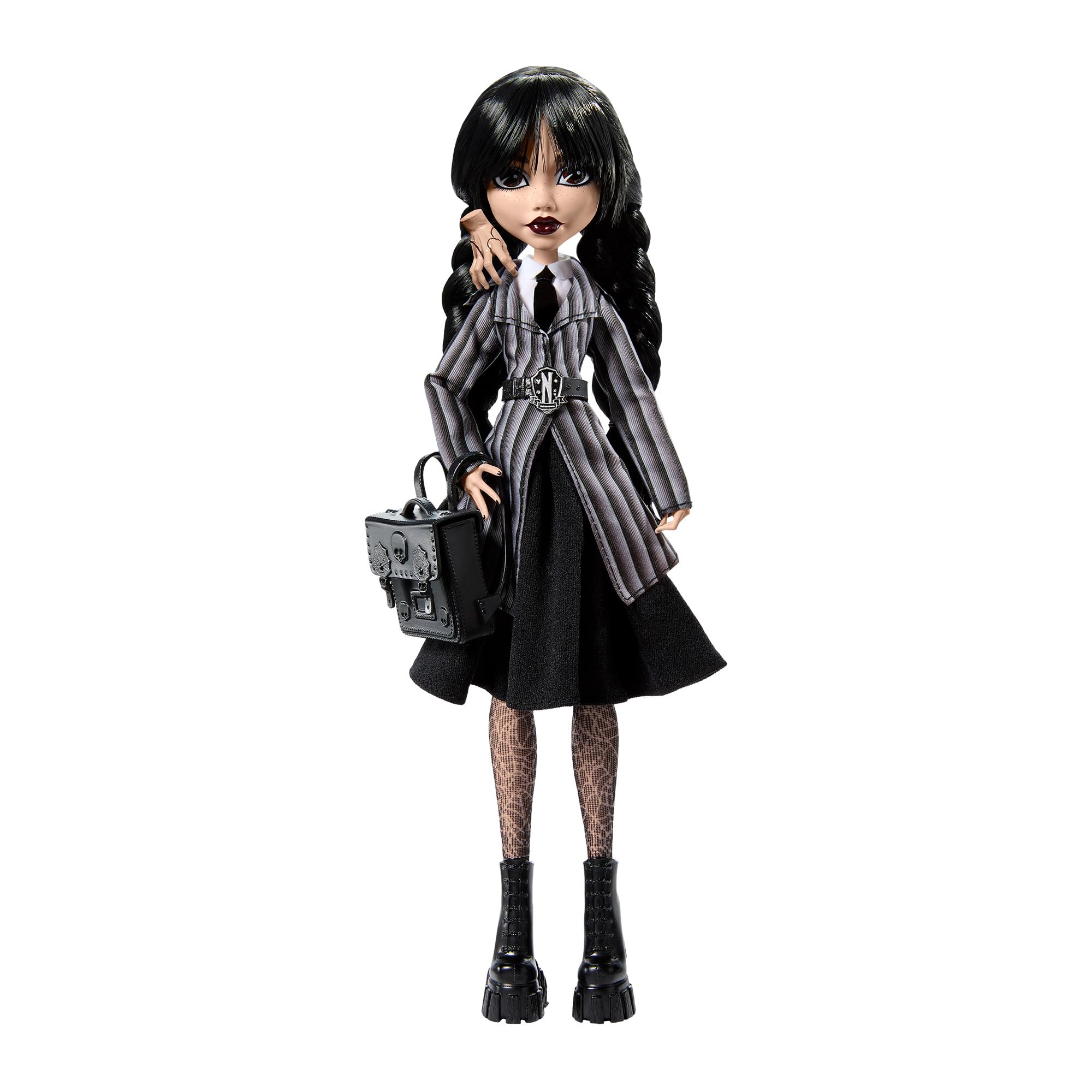 Monster High Wednesday Addams Doll with Accessories - Gothic Style Collectible for Kids 6+