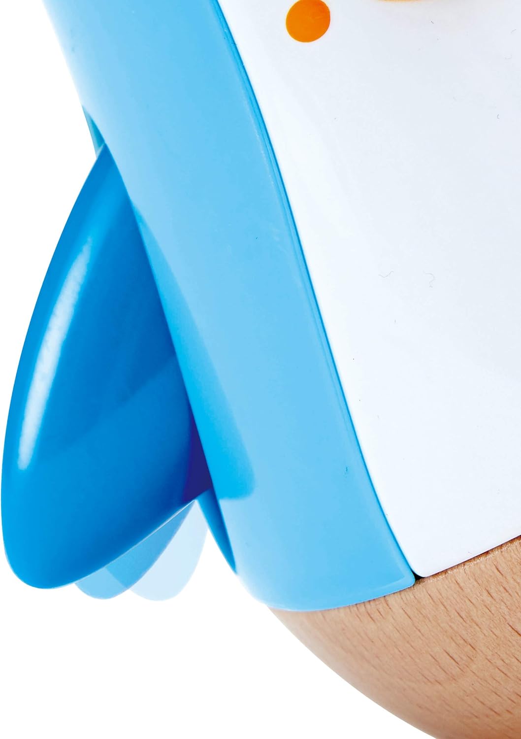 Hape Penguin Musical Wobbler - Roly-Poly Wood Toy with Soothing Tinkling Sounds for 6 Months+ 4