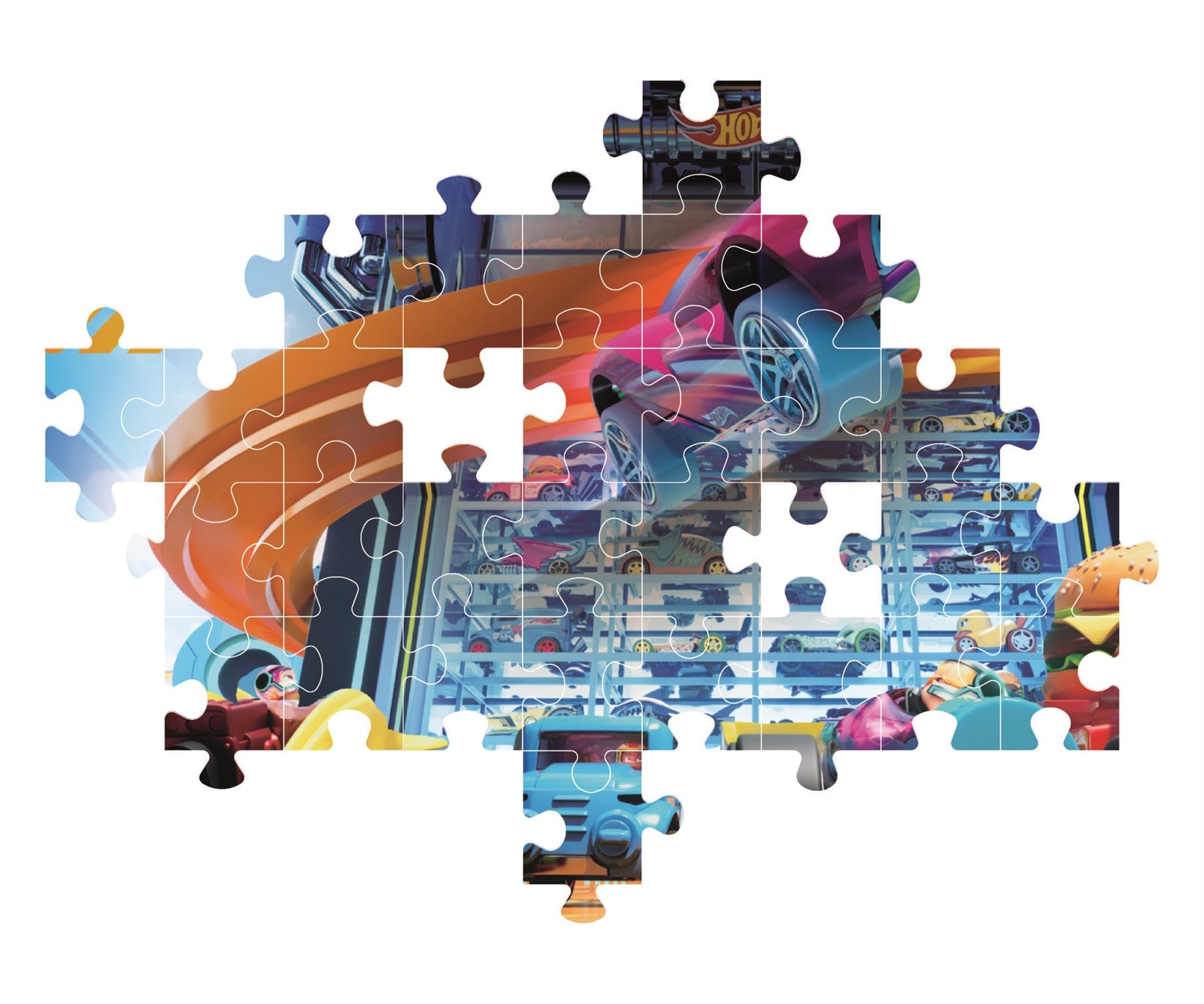 Clementoni Hotwheels 104-Piece Jigsaw Puzzle - Supercolor Kids Puzzle for Ages 6-8 3