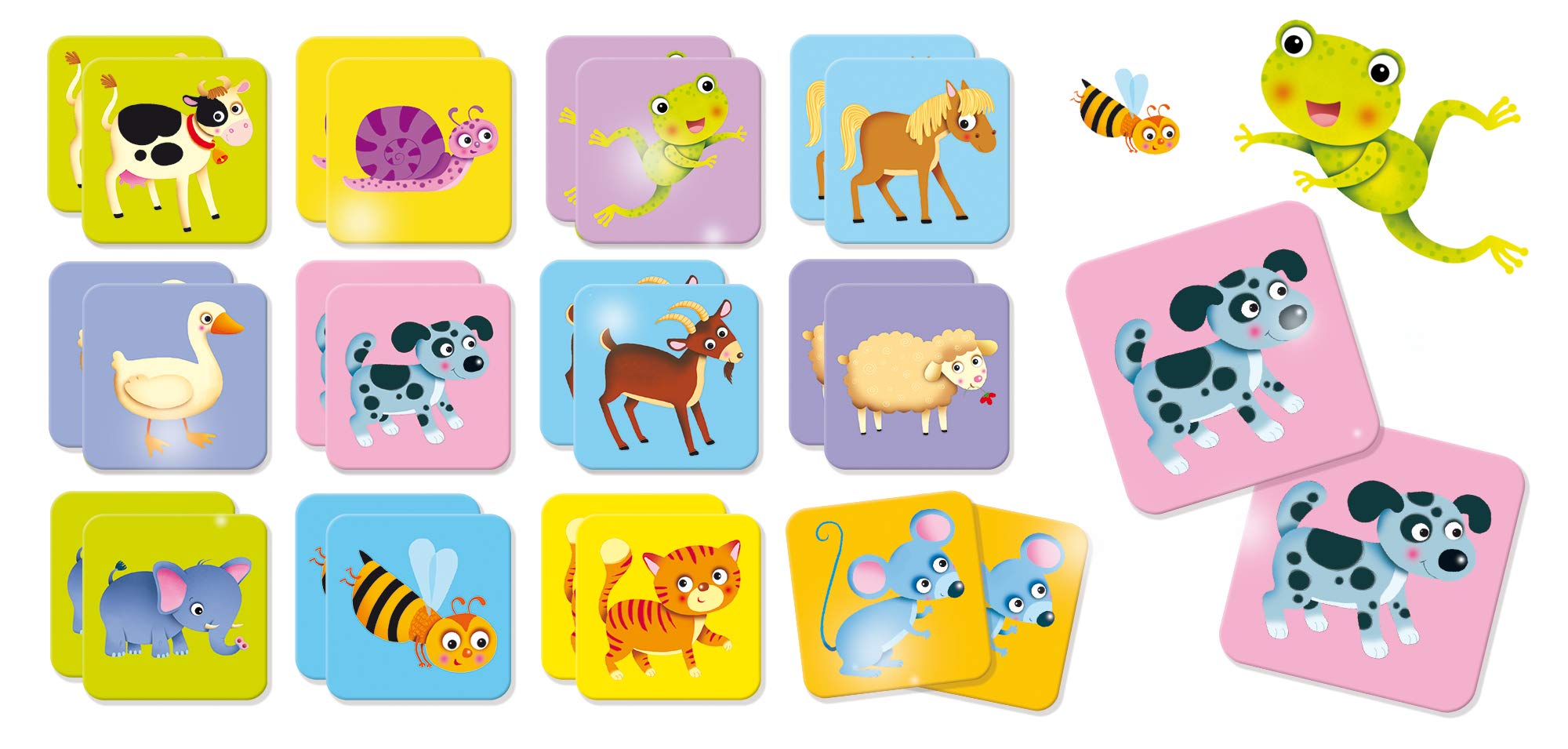 Liscianigiochi Carotina Baby Memory Game Animals | Ages 1-4 | Improves Memory & Vocabulary 4