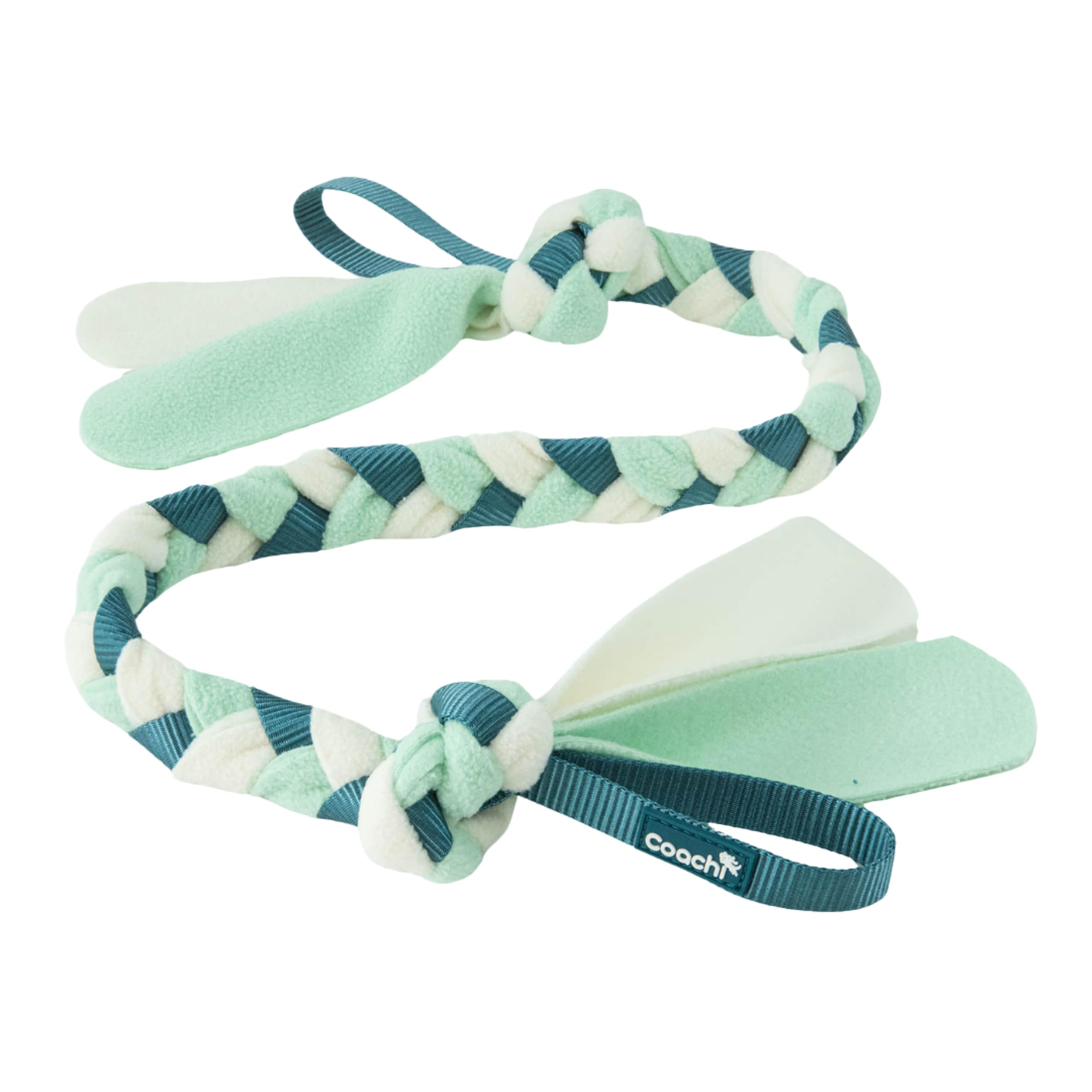 Coachi Puppy & Mini Tuggi Tug - Strong Fabric Tug Toy for Training & Play | Teal & Mint 1