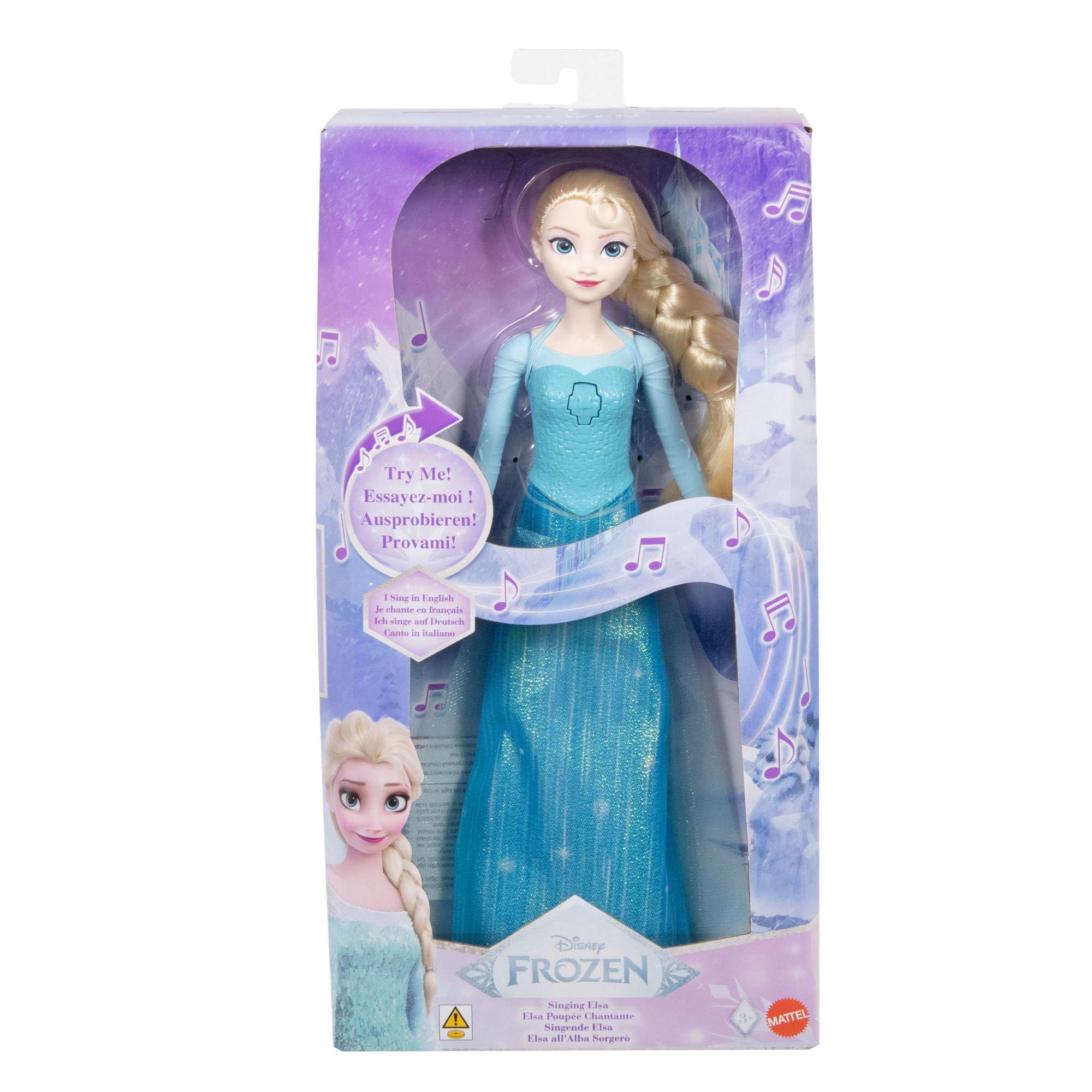 Mattel Disney Frozen Singing Elsa Fashion Doll - Musical Interactive Doll with Signature Outfit 3