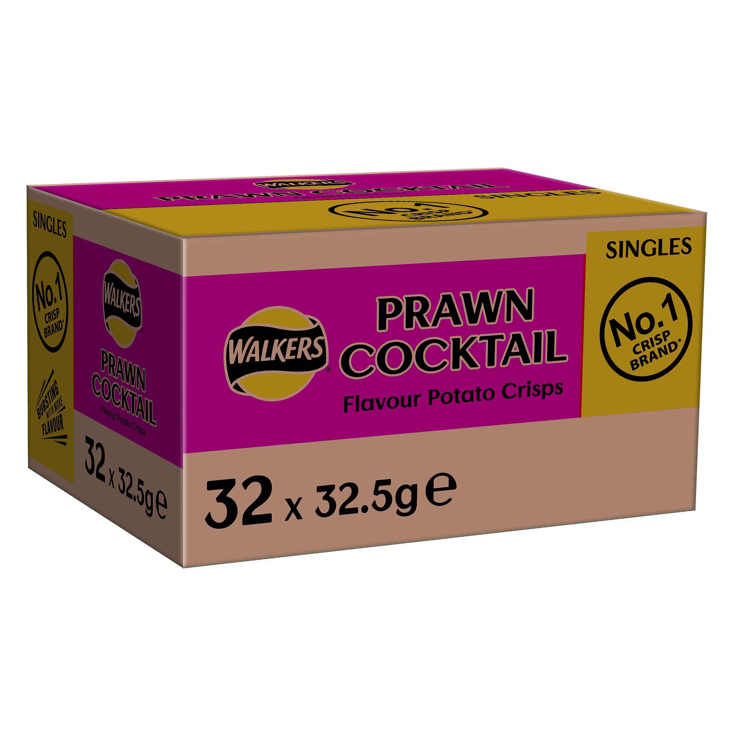 Walkers - Prawn Cocktail Crisps 32 x 32.5g Multipack