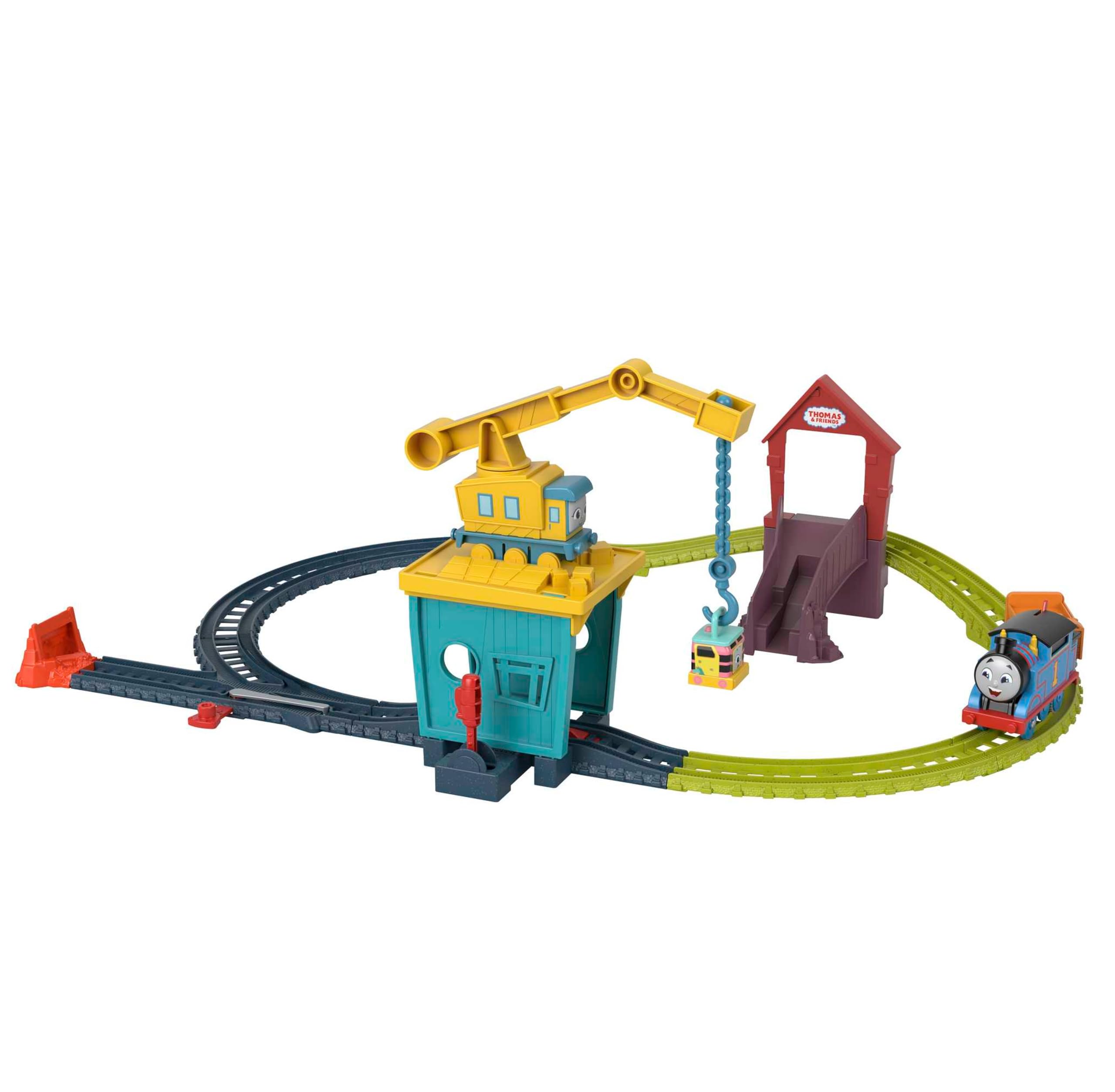 Fisher-Price Thomas and Friends Fix 'Em Up Friends - Battery-Powered Train Playset for Toddlers 8