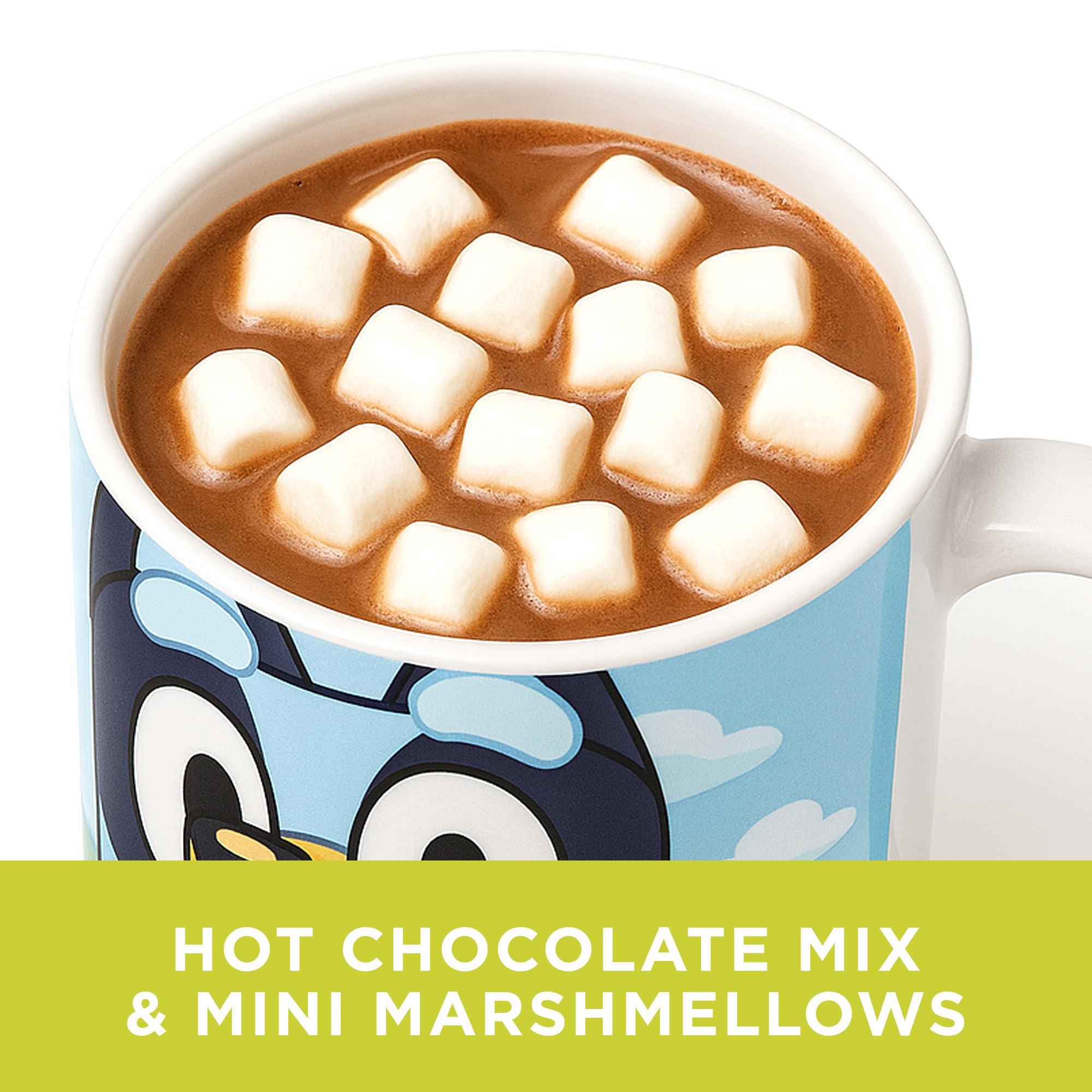 Beams International - Bluey Hot Chocolate Gift Set with Mug Featuring Bluey & Bingo 4