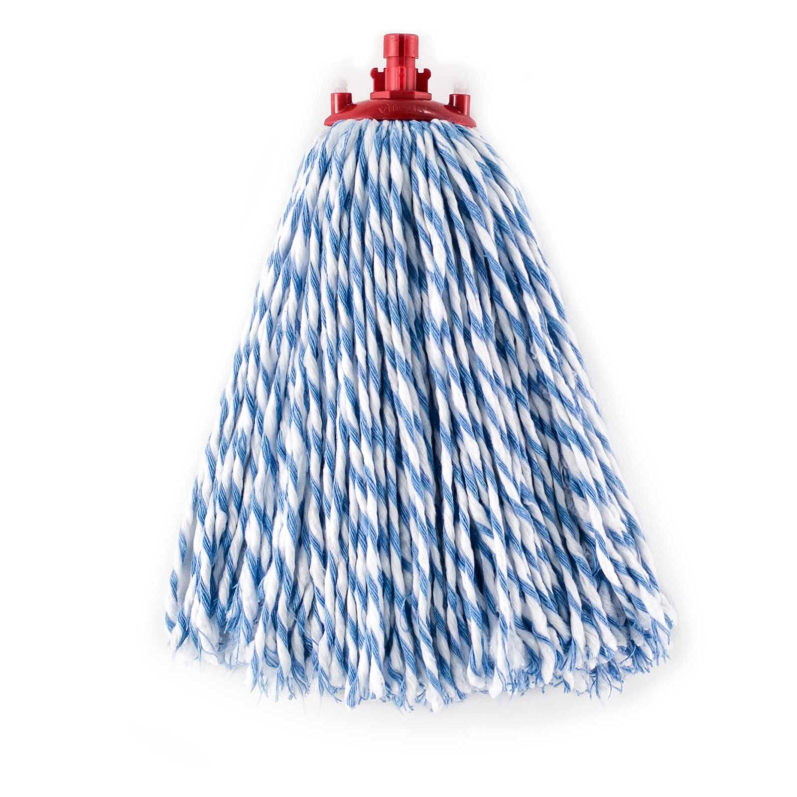 Vileda Supermocio Microfibre and Cotton Mop Refill - Pack of 2 | Machine Washable Head