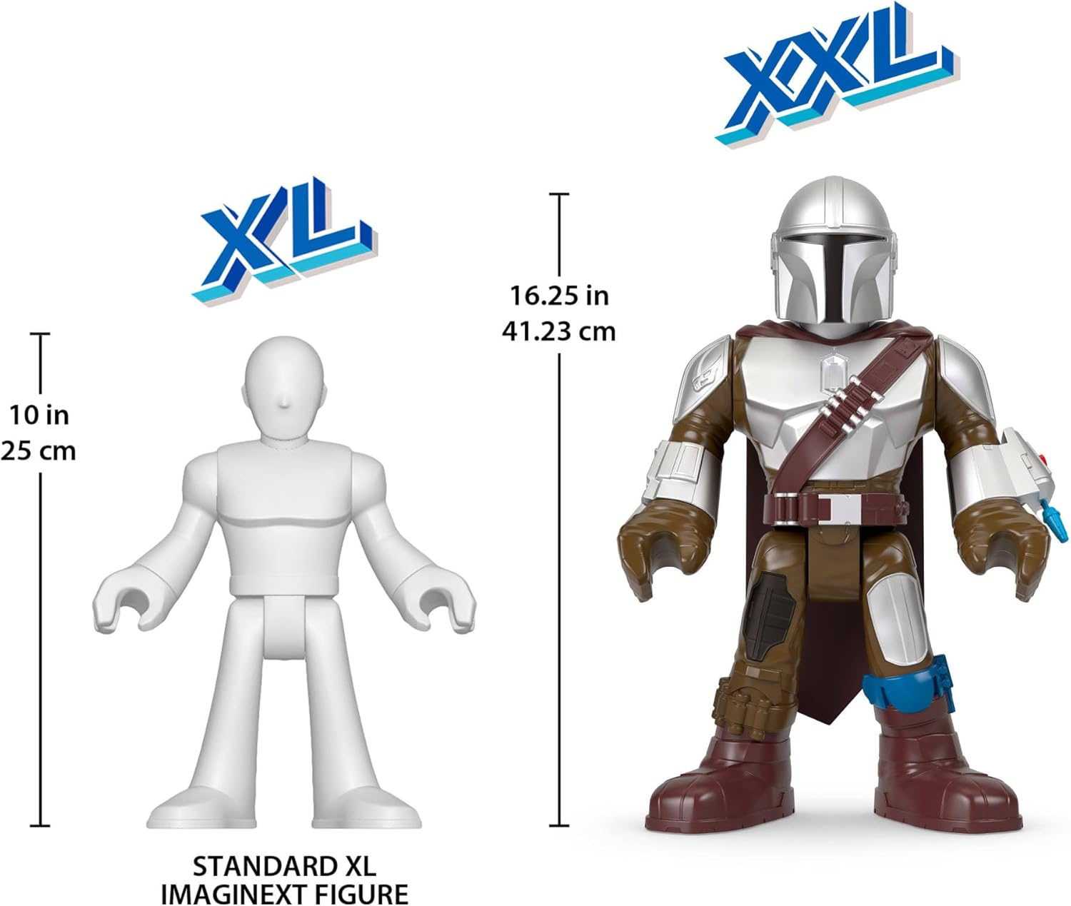 Fisher-Price Imaginext STAR WARS The Mandalorian XXL Action Figure - 16.25 Inch, Ages 3+ 6