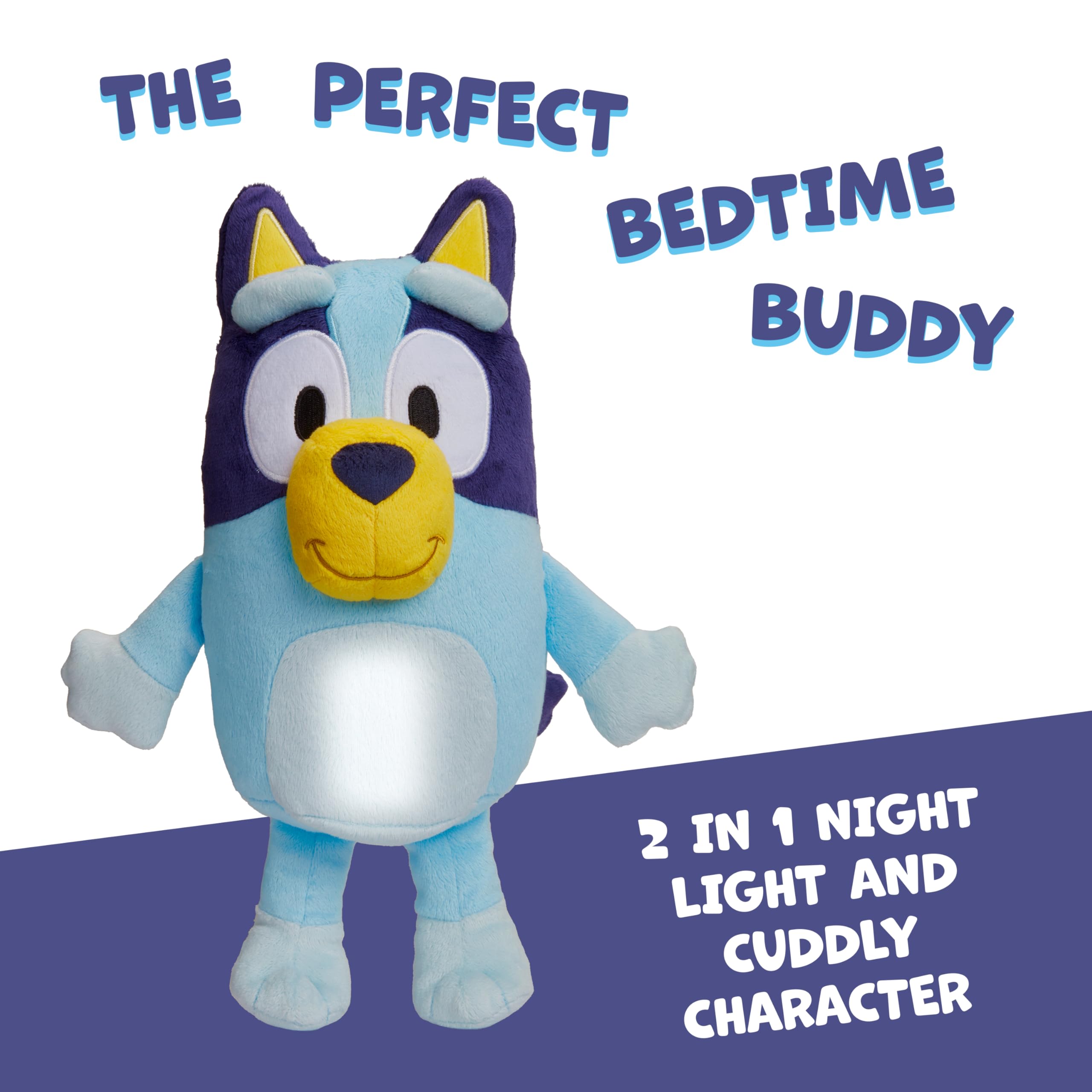 Bluey GoGlow Pal 25 cm Plush Night Light - Comforting Glow for Bedtime 3