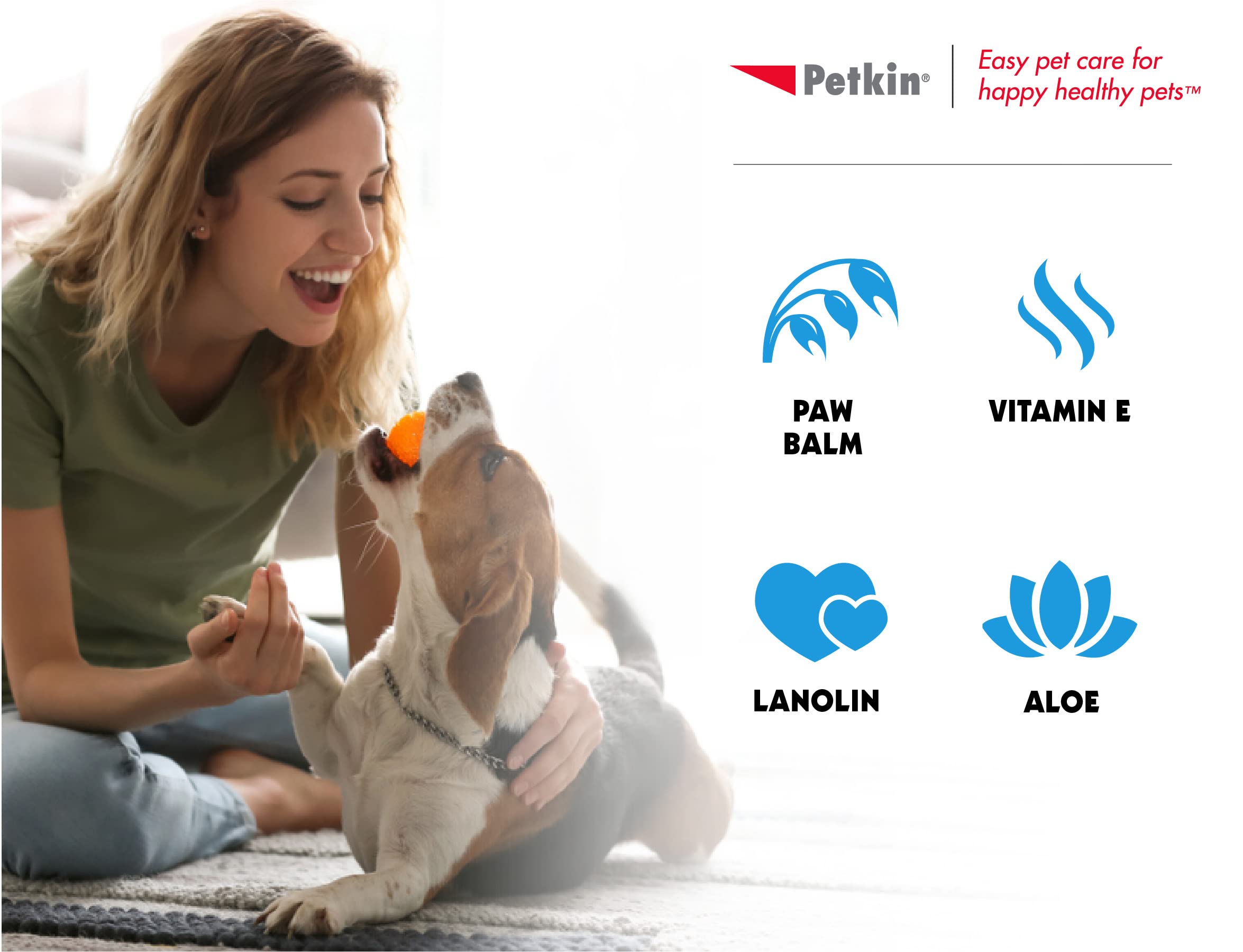 Petkin Paw Wipes - Extra Soft & Strong Aloe Vera Formula for Daily Paw Care | 100 Count 6