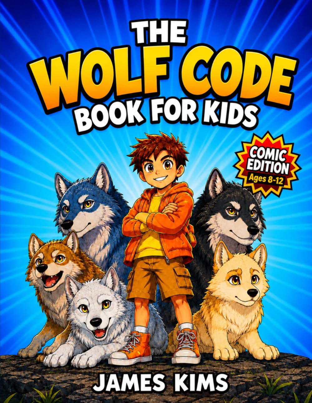 The Wolf Code Book for Kids: 24 Illustrated Stories for Ages 8-12 to Discover Courage and Confidence