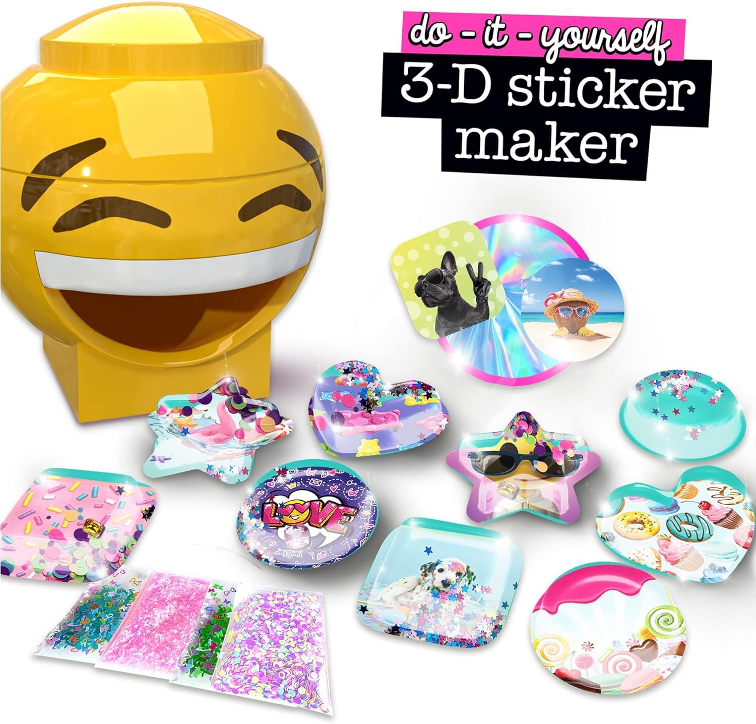 WeCool Toys ILY DIY 3D Sticker Maker - Arts & Crafts Kit for Kids Ages 6-10