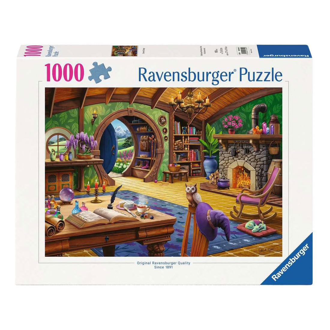Ravensburger Charmed Cottage Jigsaw Puzzle - 1000 Pieces | Glare-Free Finish | FSC Certified 1