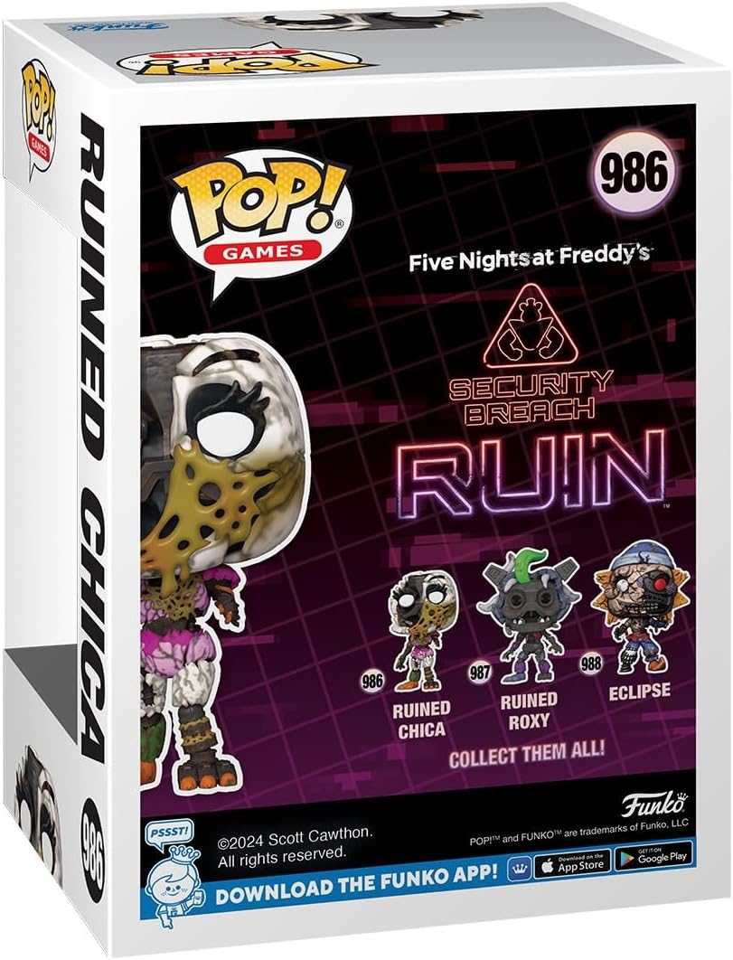 Funko Pop! Games: Five Nights at Freddy's - RUIN Chica the Chicken Vinyl Figure 3