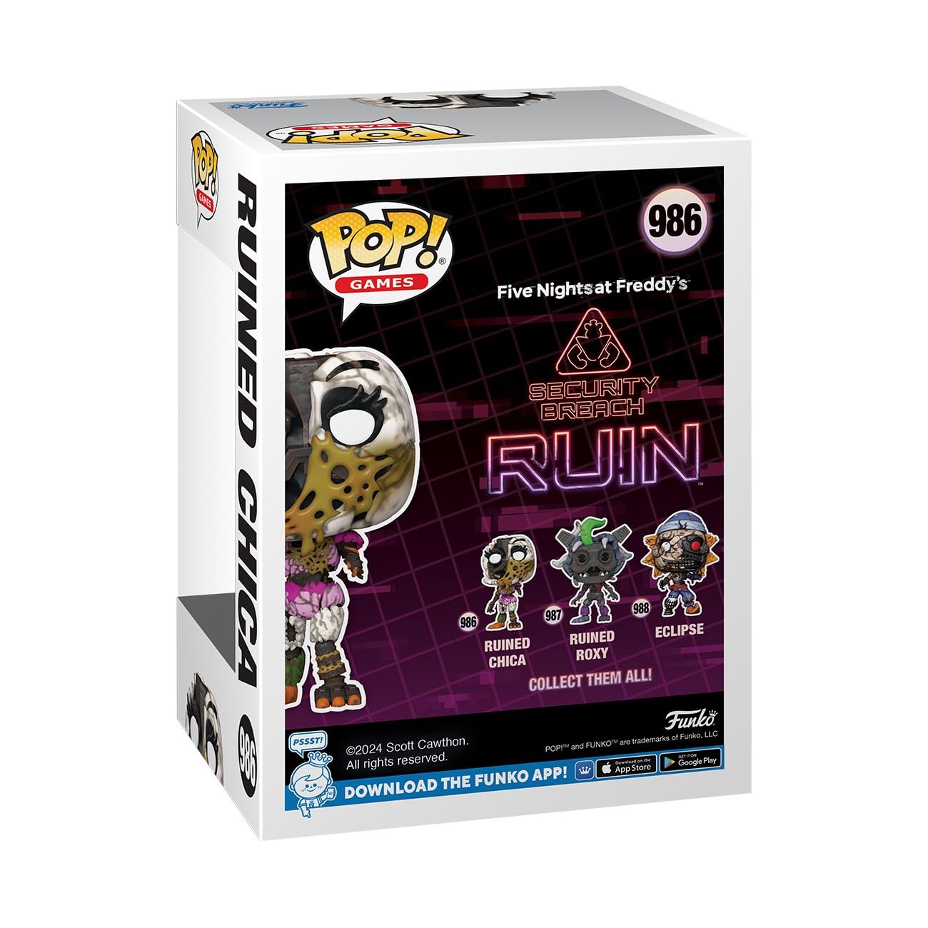 Funko Pop! Games: Five Nights at Freddy's - RUIN Chica the Chicken Vinyl Figure 10