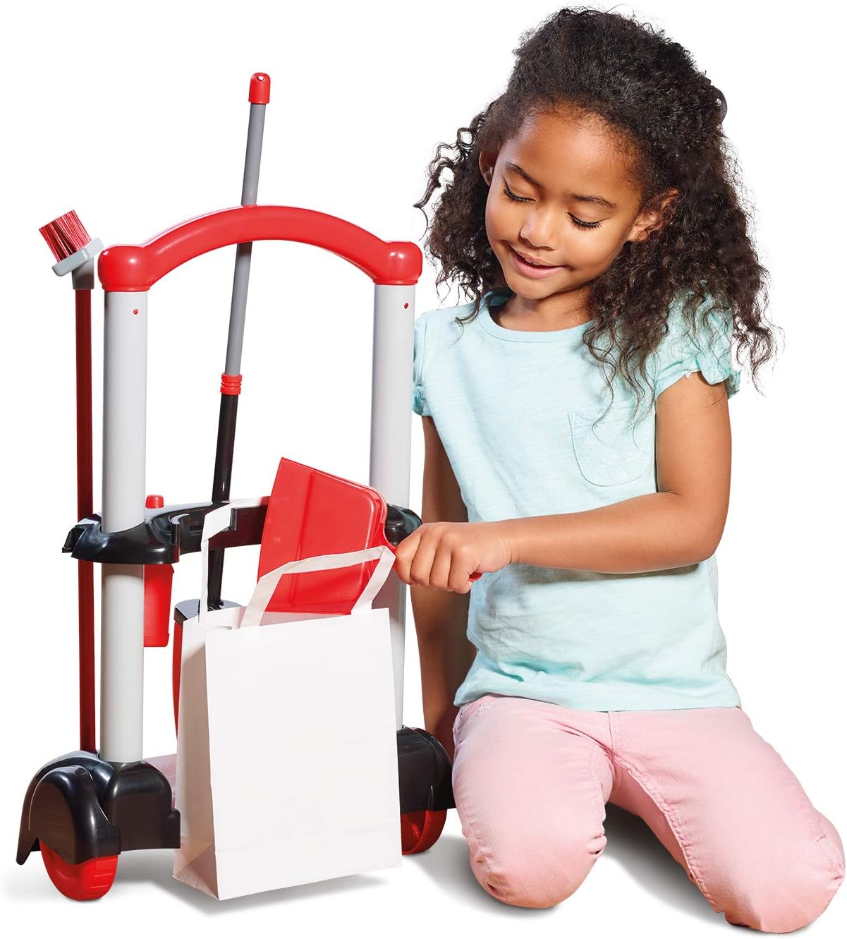 Casdon Henry Cleaning Trolley - Pretend Play Cleaning Set for Kids 3+ 4