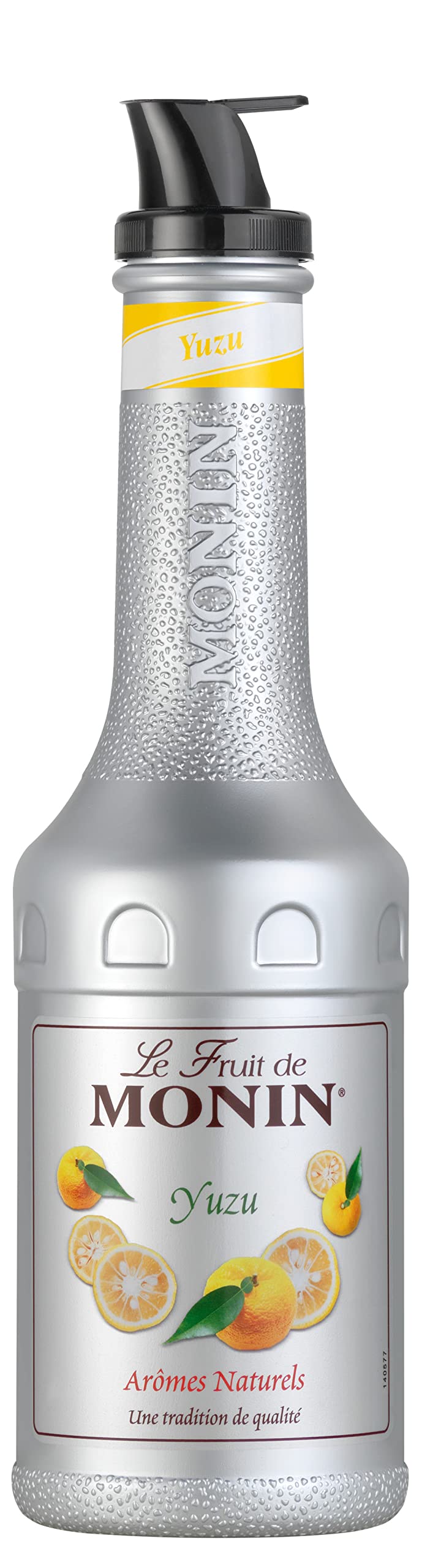 Monin Yuzu Fruit Mix Puree 1L - Vegan, Allergen-Free Citrus Syrup for Cocktails, Smoothies & Mocktails