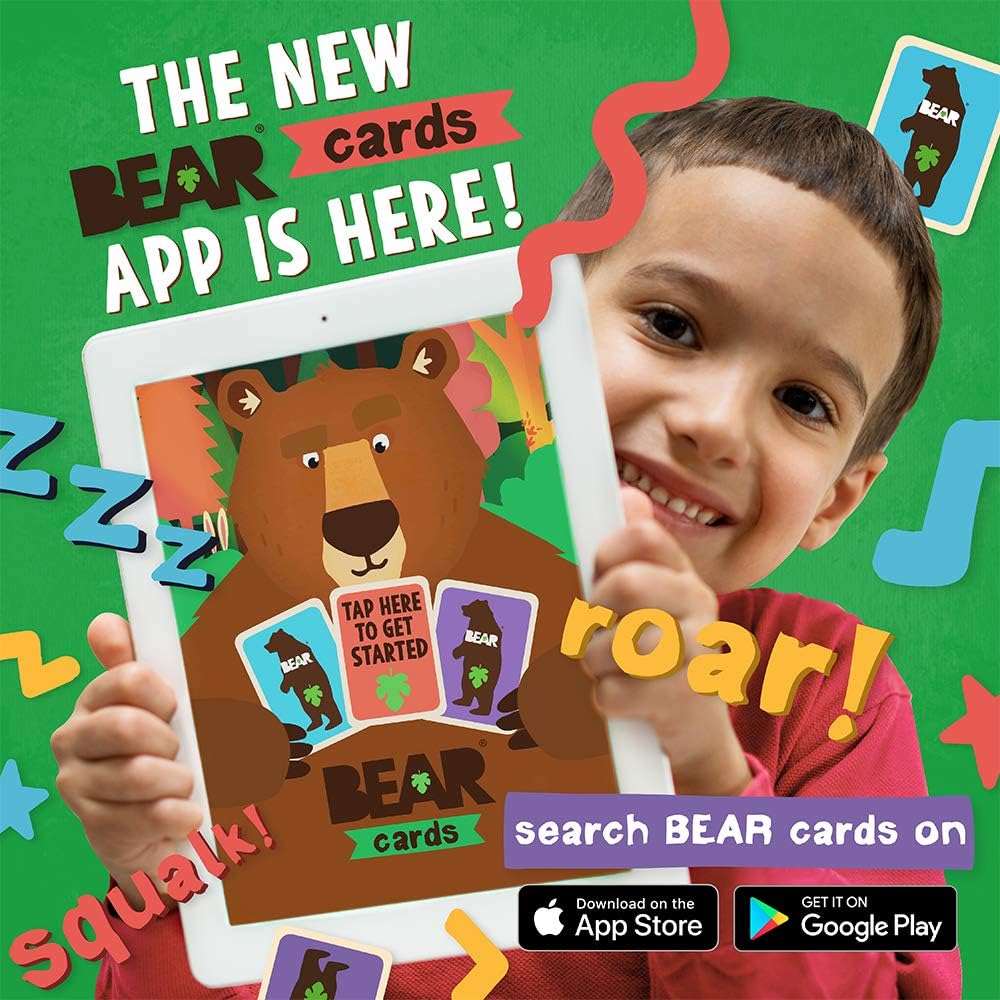 BEAR Fruit Yoyos Strawberry - 100% Fruit Rolls with Collectible Fact Cards (Pack of 6, 100g Each) 6