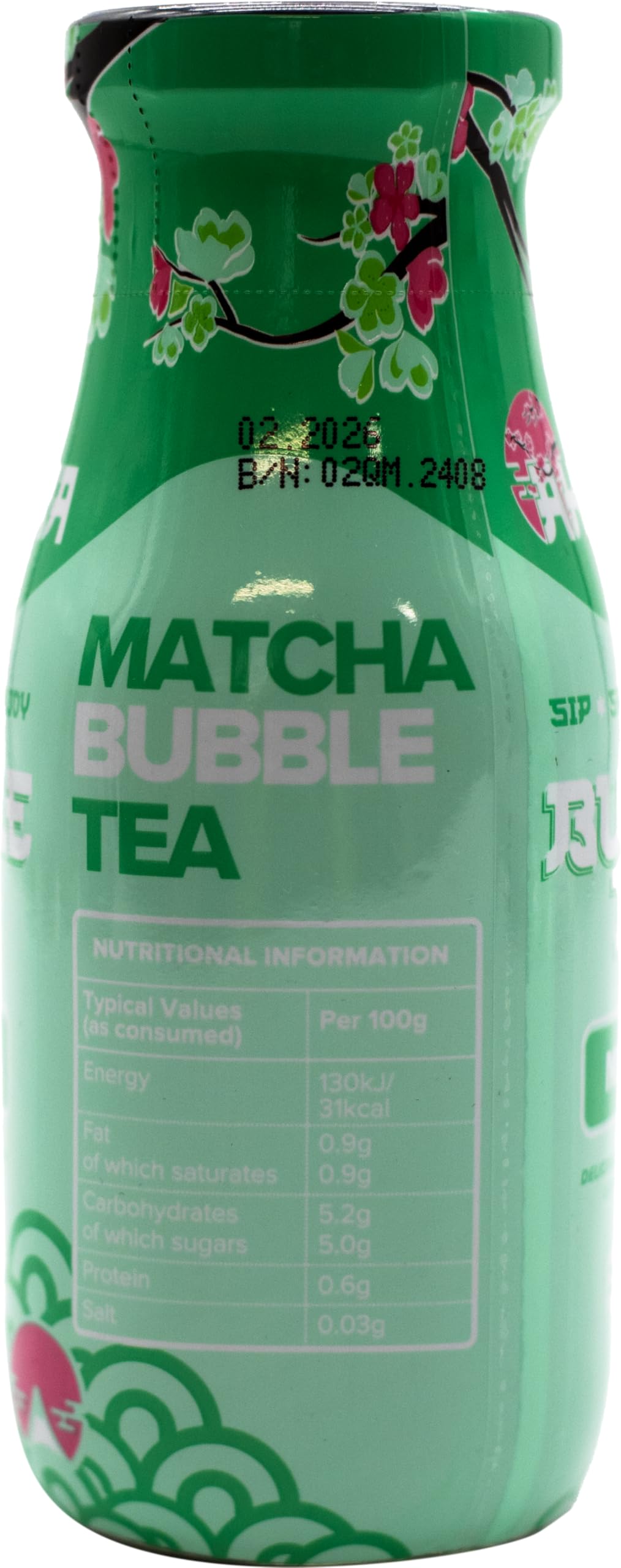 Akira Matcha Bubble Milk Tea - Ready-to-Drink Can 290ml 3