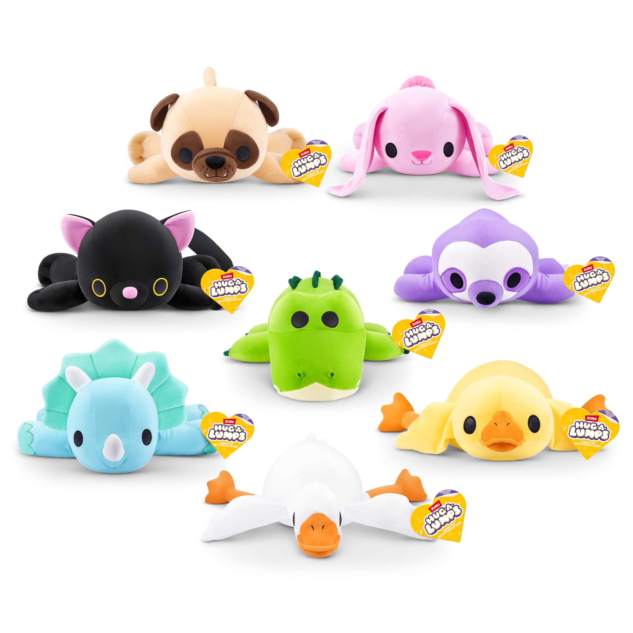 Hug-A-Lumps by ZURU - Weighted Cuddly Plush for Comfort & Stress Relief