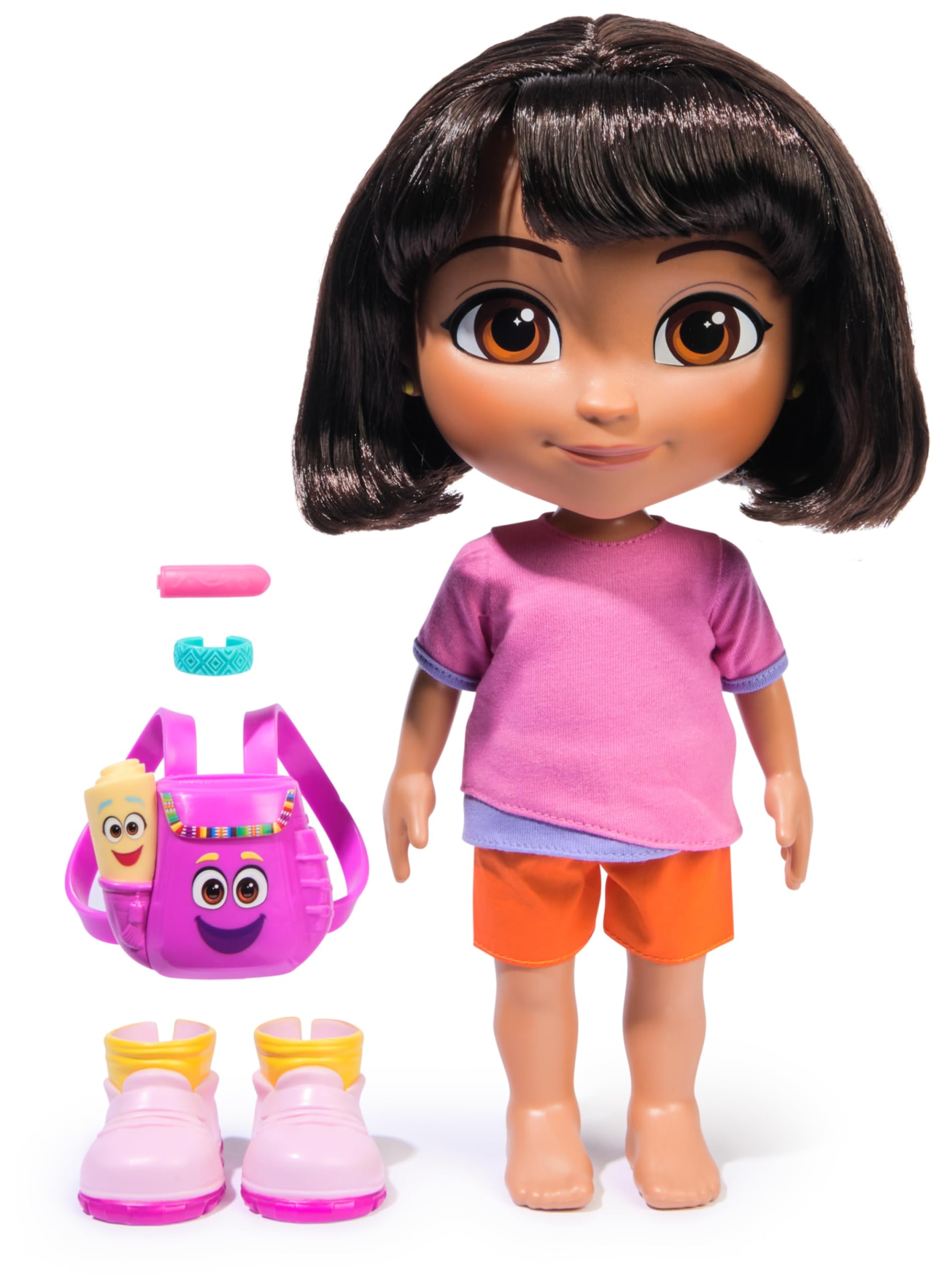 Sing & Explore Dora Doll - Interactive Musical Doll with Bilingual Phrases & Accessories 3