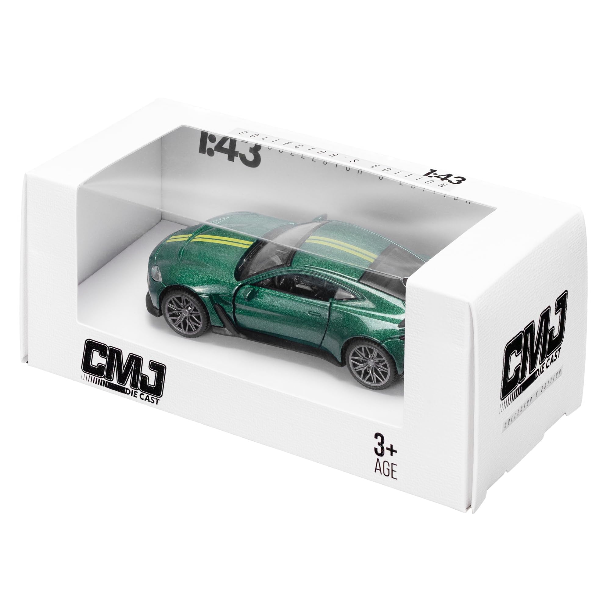 CMJ Aston Martin V12 Vantage Die-Cast Model Car | 1:43 Scale | Racing Green 7