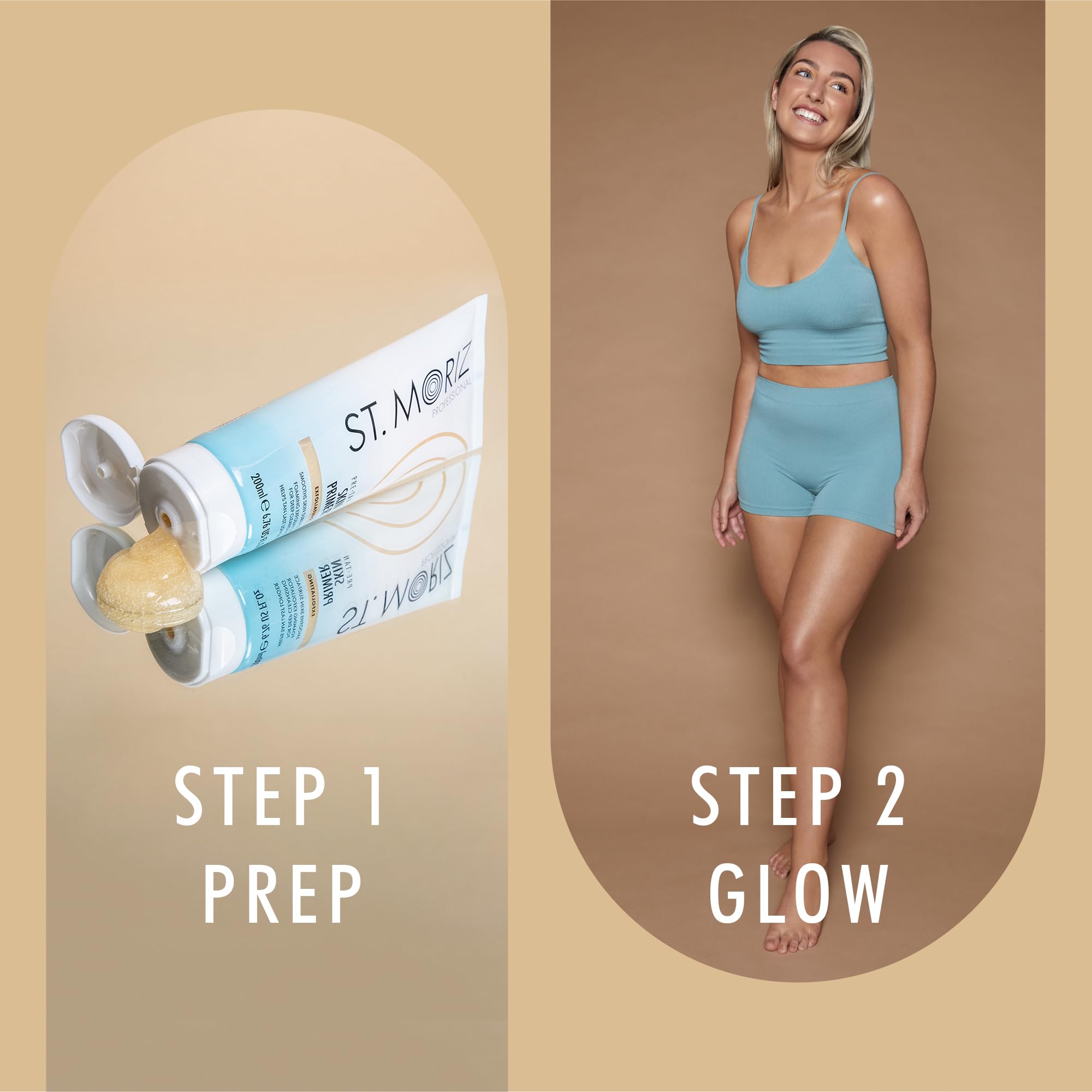 ST. MORIZ Professional Pre-Tan Skin Primer - Exfoliating Body Scrub for Fake Tan Prep, 200ml 3