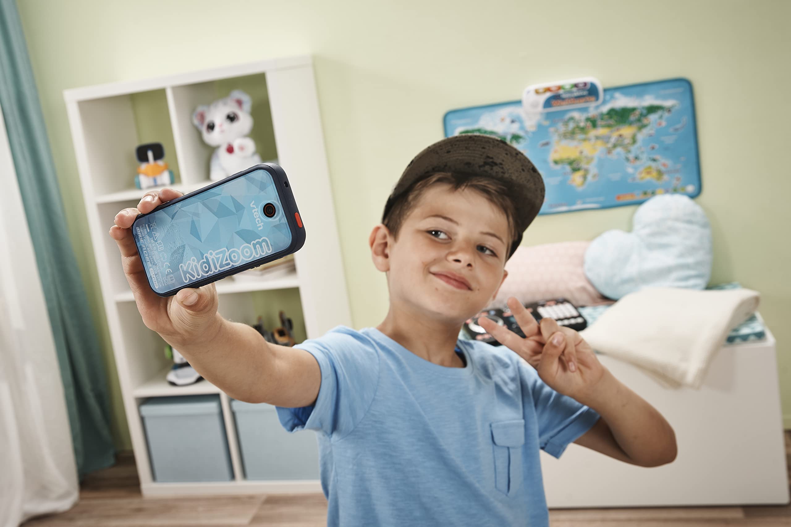 VTech KidiZoom Snap Touch - Pocket-Sized Touchscreen Camera Toy with Dual 5MP Cameras & Games for Kids 6-10 Years 3