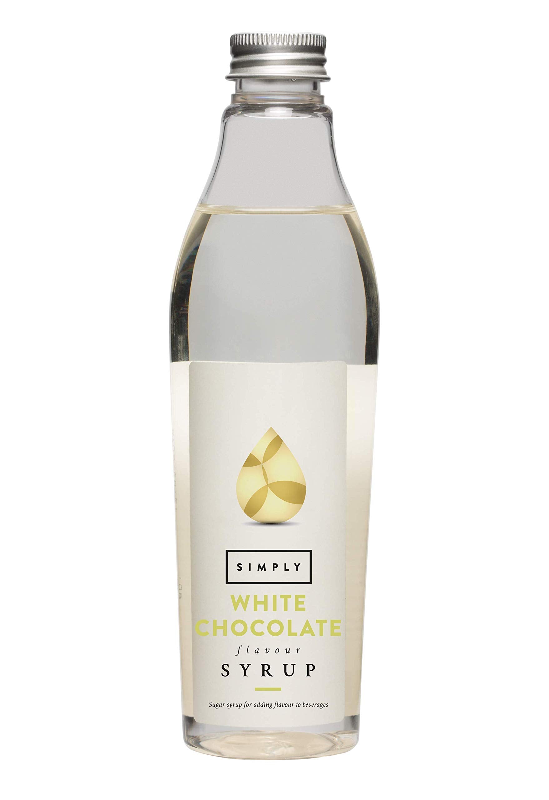 Simply - White Chocolate Syrup, Vegan & Nut Free Flavoured Syrup for Coffee & Baking