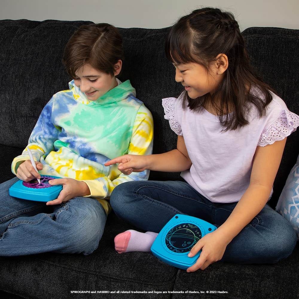 Spirograph Electronic Doodle Pad - Draw & Erase Multicolour Designs 7