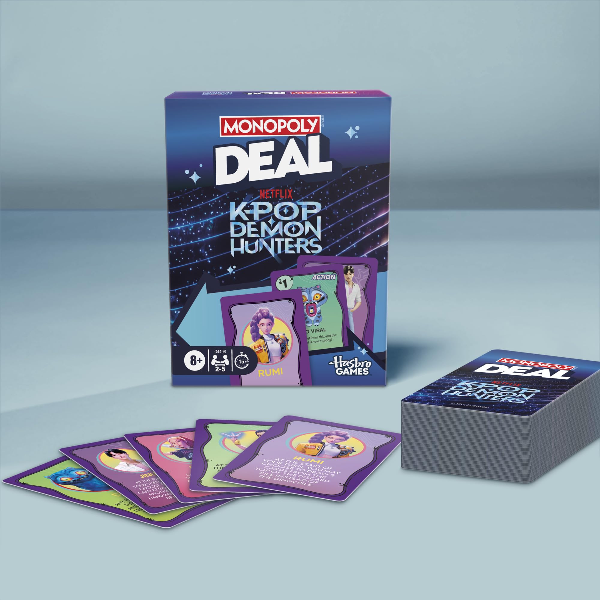 Hasbro Gaming Monopoly Deal: KPop Demon Hunters Card Game 9