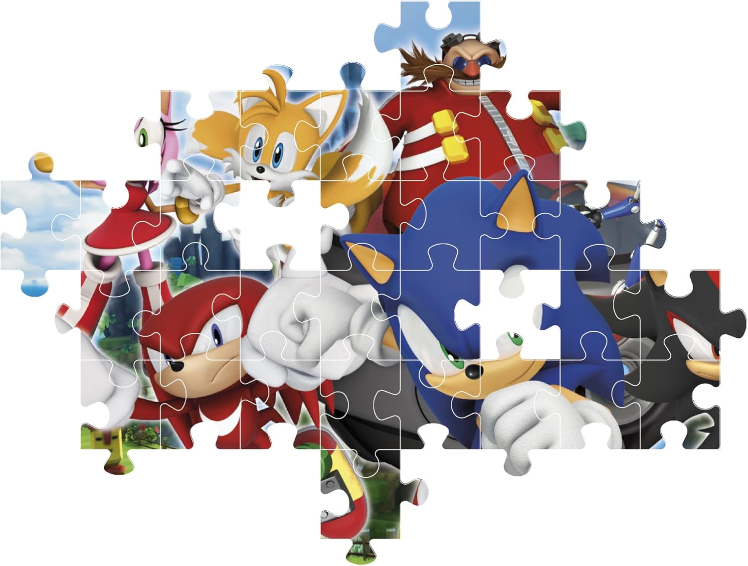 Clementoni Sonic Supercolor 104-Piece Jigsaw Puzzle for Kids Age 6+ 4