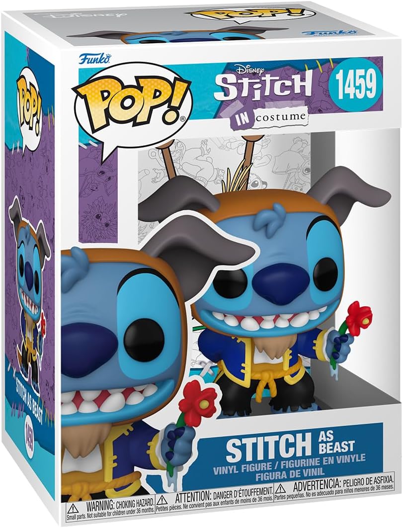 Funko Pop! Disney: Stitch as Beast - Lilo & Stitch Vinyl Figure
