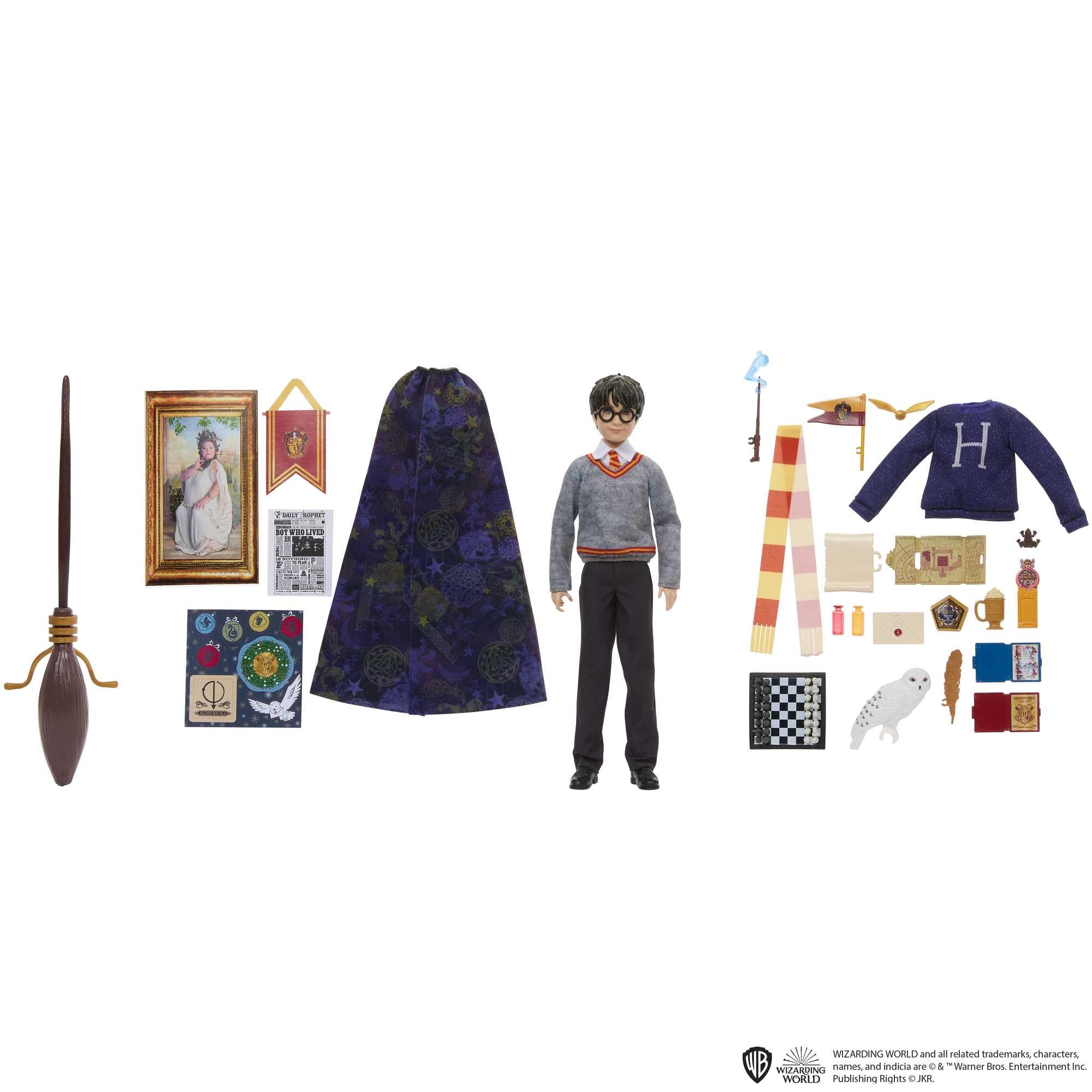 Harry Potter Gryffindor Advent Calendar with 12-Inch Doll & 24 Surprise Accessories - HND80 3