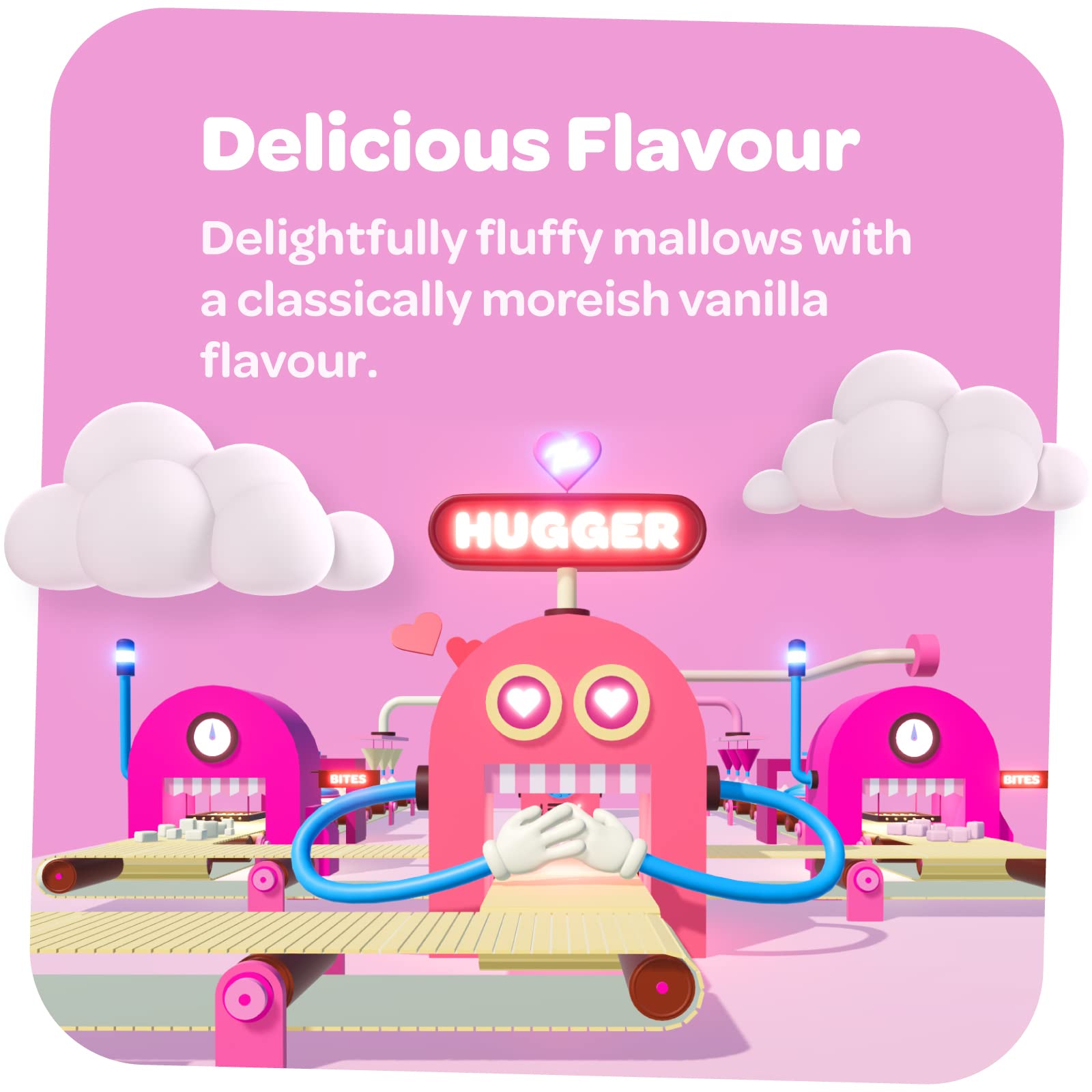 Freedom Confectionery - Vanilla Mini Pink & White Marshmallows 1kg Bag 5