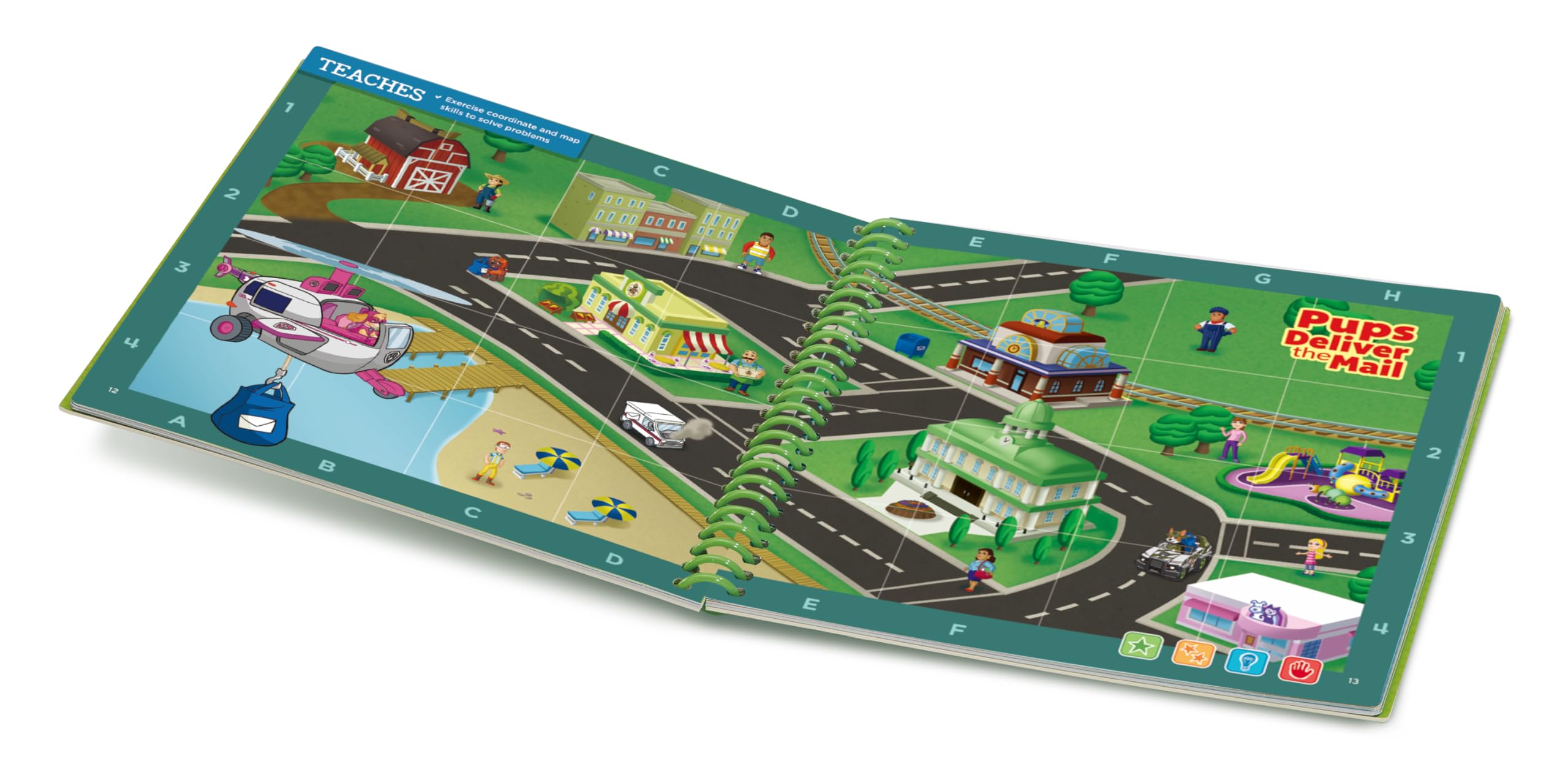 LeapFrog LeapStart Reading Buddies: Around Town With PAW Patrol - Interactive Learning for Ages 3-6 5