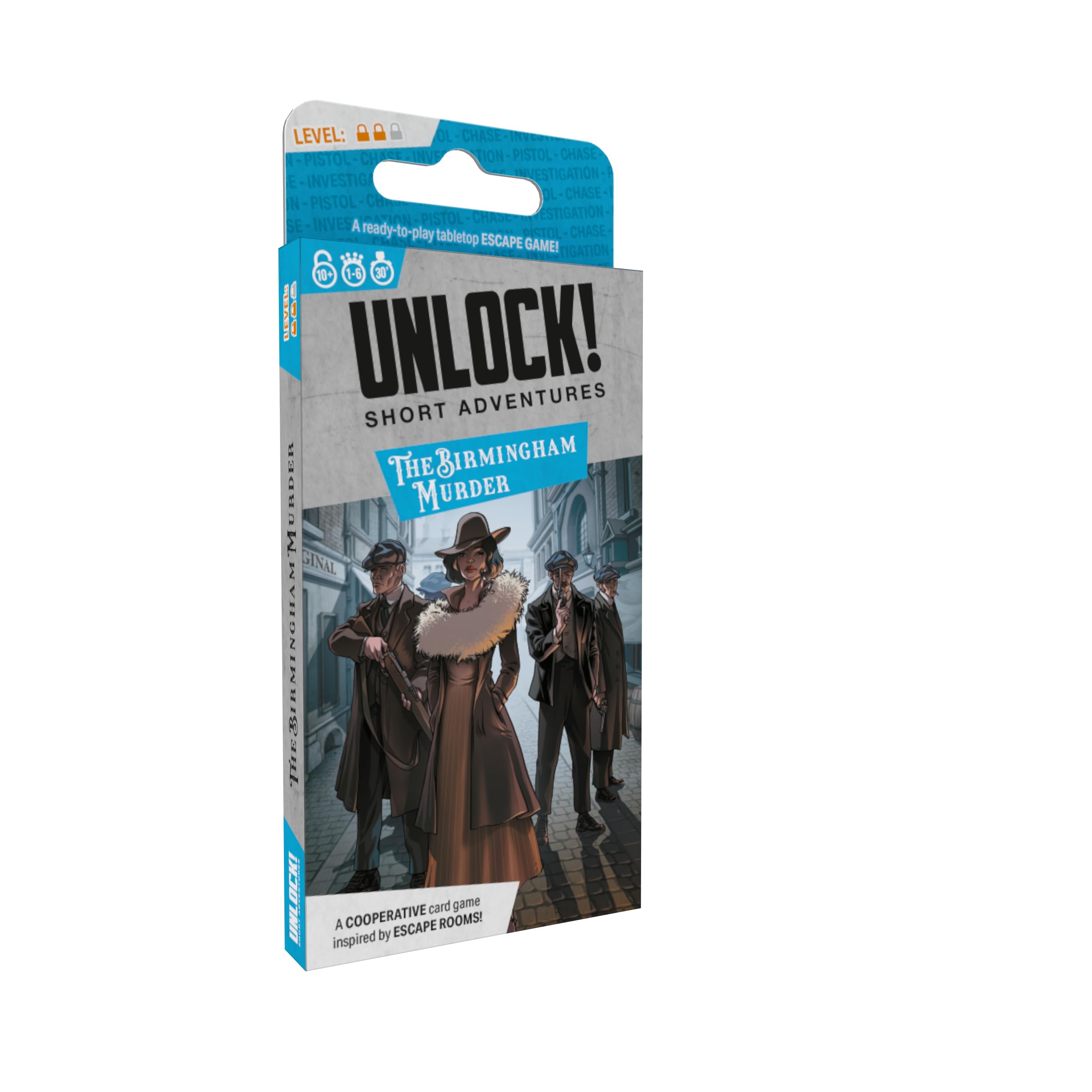 Asmodee Unlock! Short Adventures 9: The Birmingham Murder Dedicated Deck Card Game | Age 10+