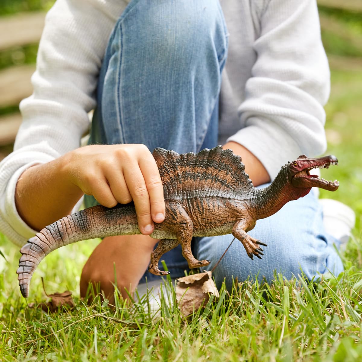 Schleich Spinosaurus Dinosaur Figure - Authentic, Hand-Painted Educational Toy for Kids 4