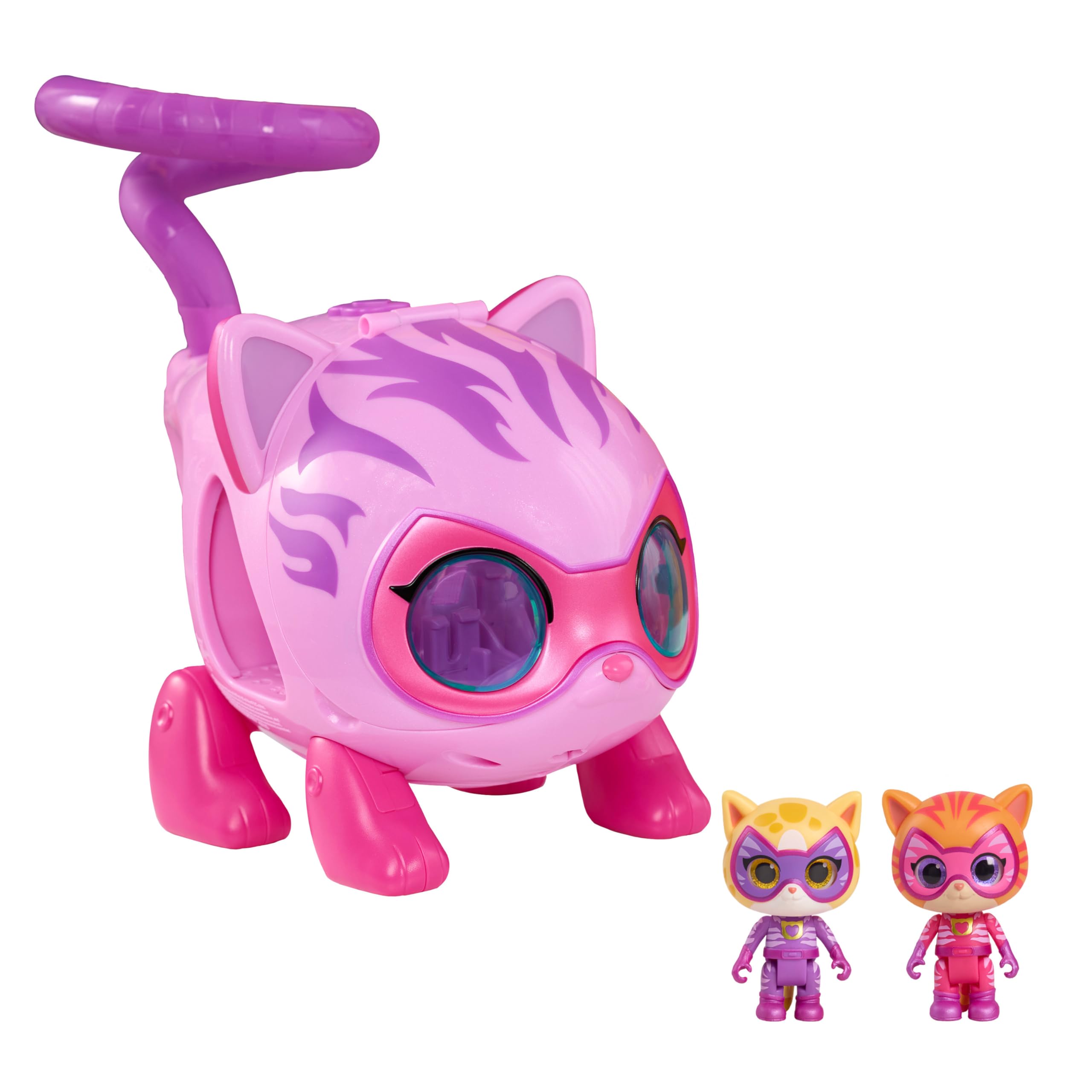 Disney Junior SuperKitties Su-Purr Wild Kitty Copter with Lights - Interactive Vehicle Playset for Kids 9