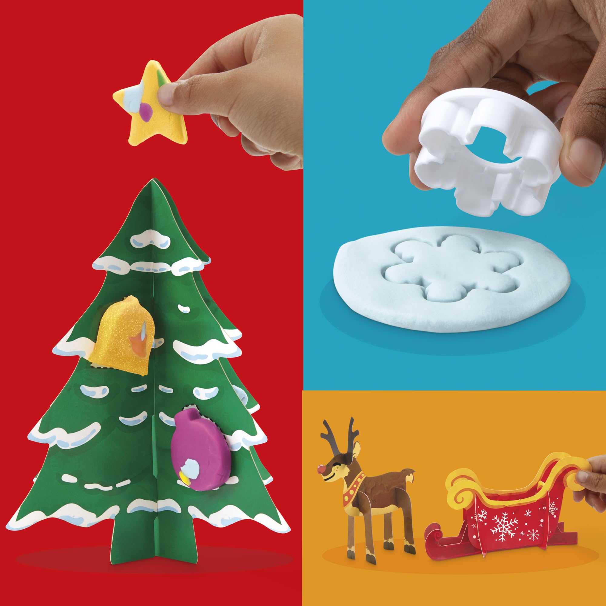 Play-Doh Holiday Advent Calendar - 24 Days of Creative Play for Kids 3+ 3